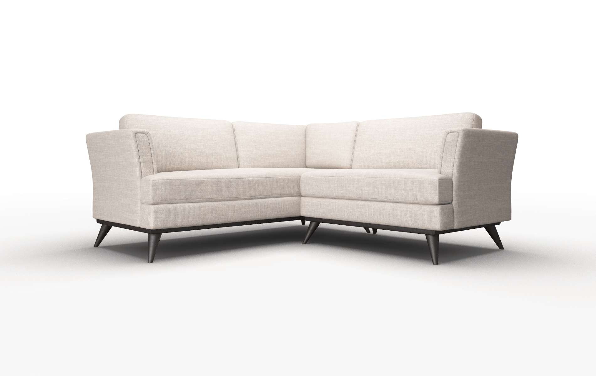 Antalya Clyde Dolphin Sectional espresso legs 1
