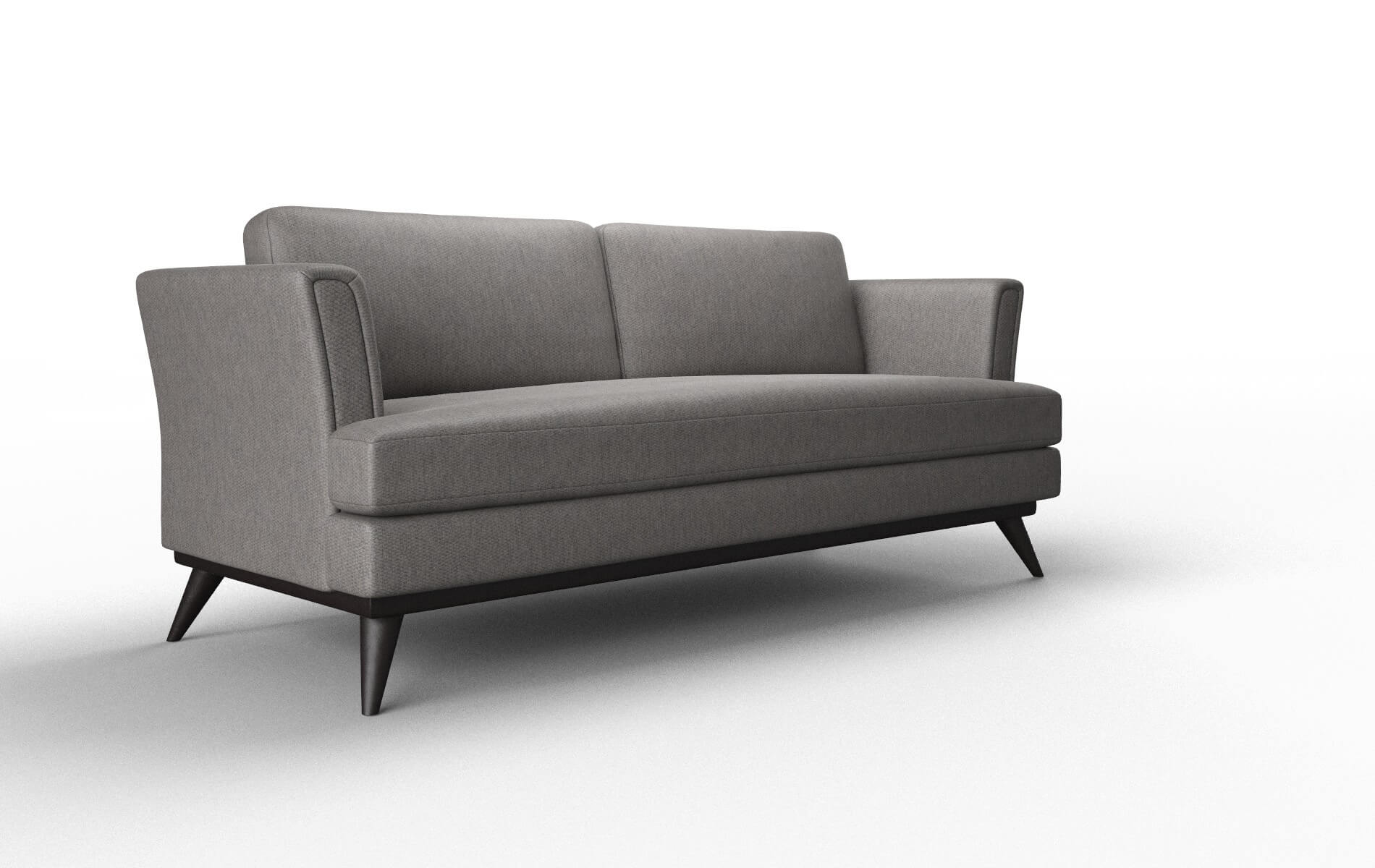 Antalya Cosmo Charcoal Sofa espresso legs 2