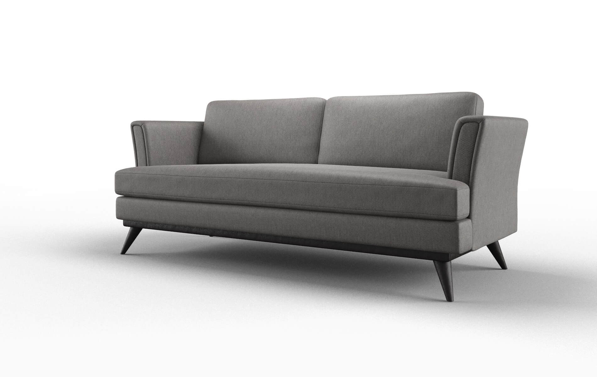 Antalya Cosmo Charcoal Sofa espresso legs 4