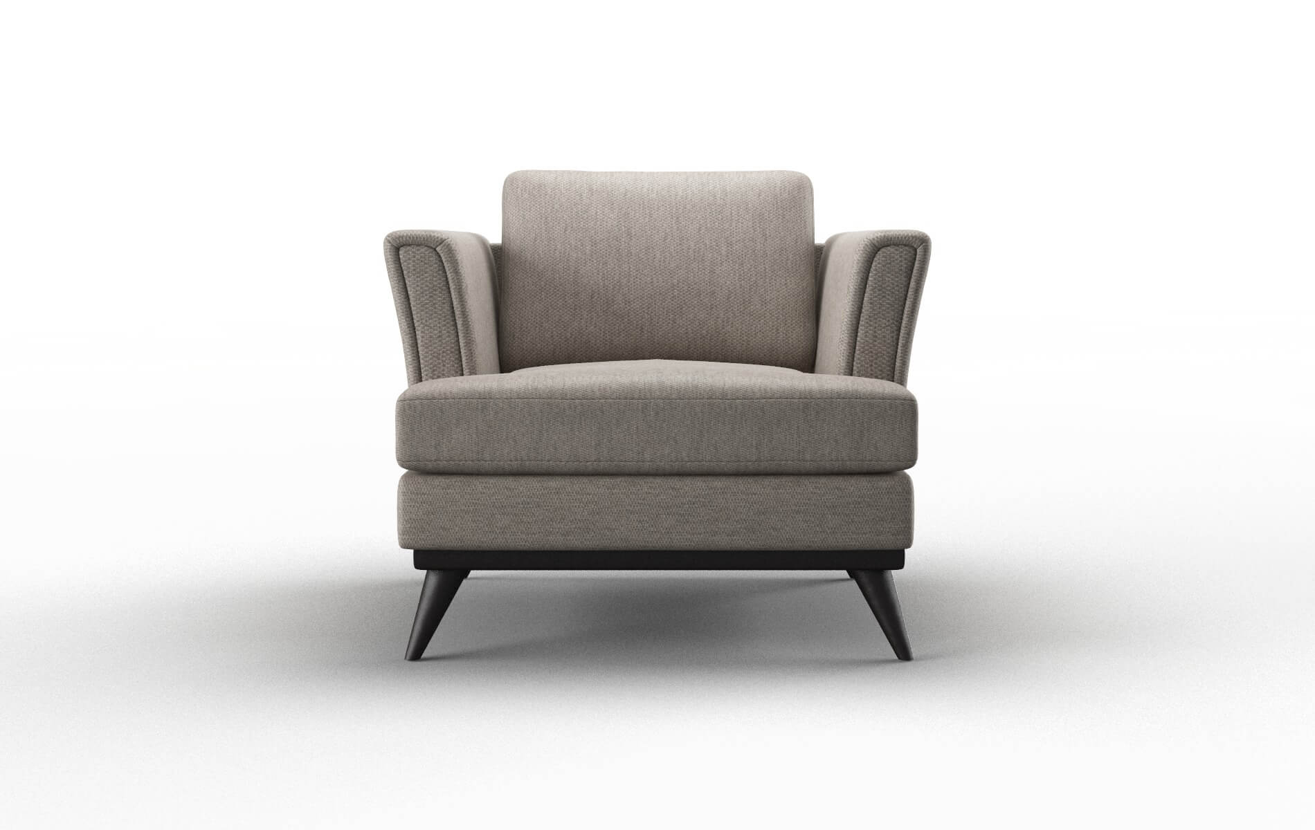 Antalya Cosmo Taupe chair espresso legs