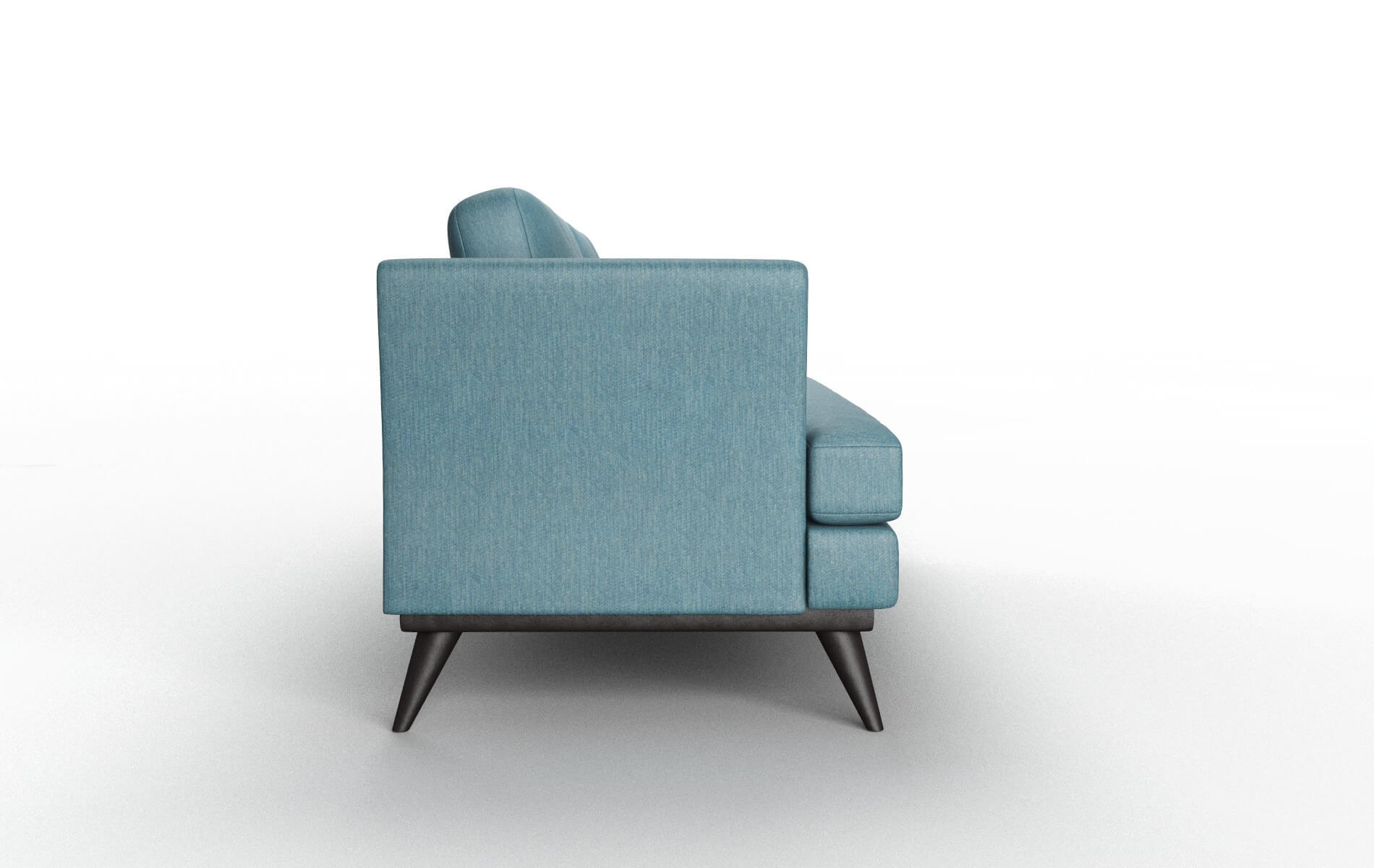 Antalya Cosmo Teal Sofa espresso legs 3