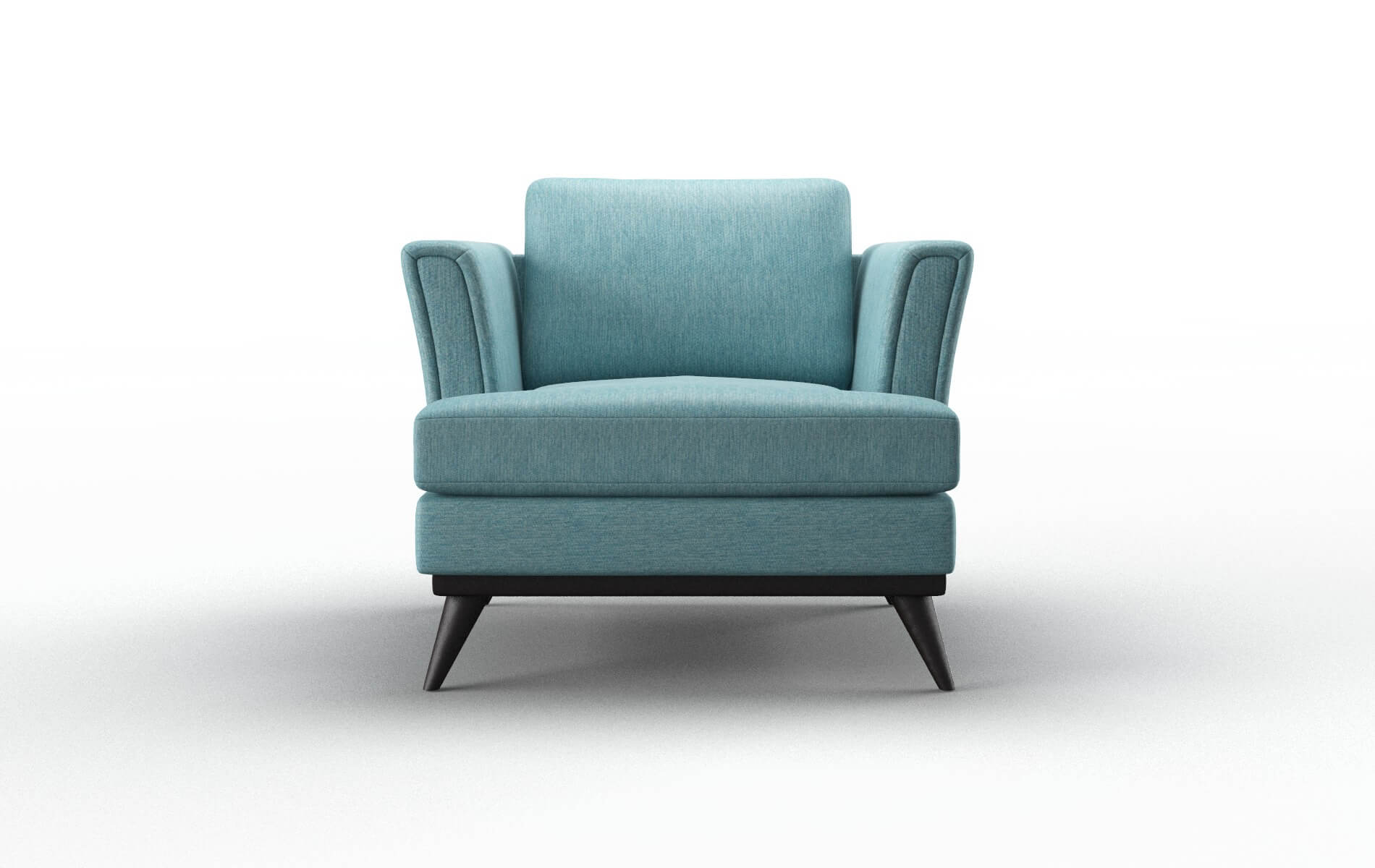 Antalya Cosmo Turquoise Chair espresso legs 1