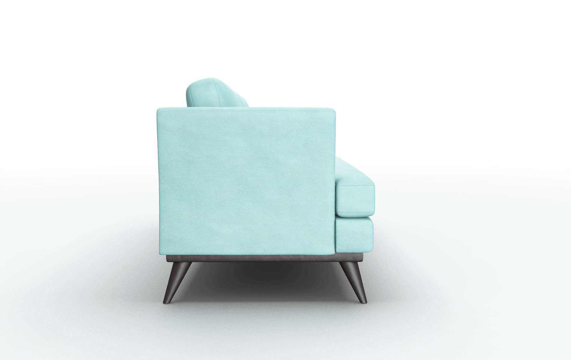 Antalya Curious Turquoise Sofa espresso legs 3