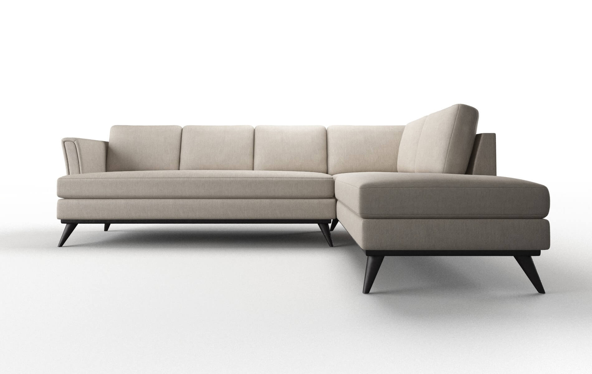 Antalya Derby Linen Panel espresso legs 1