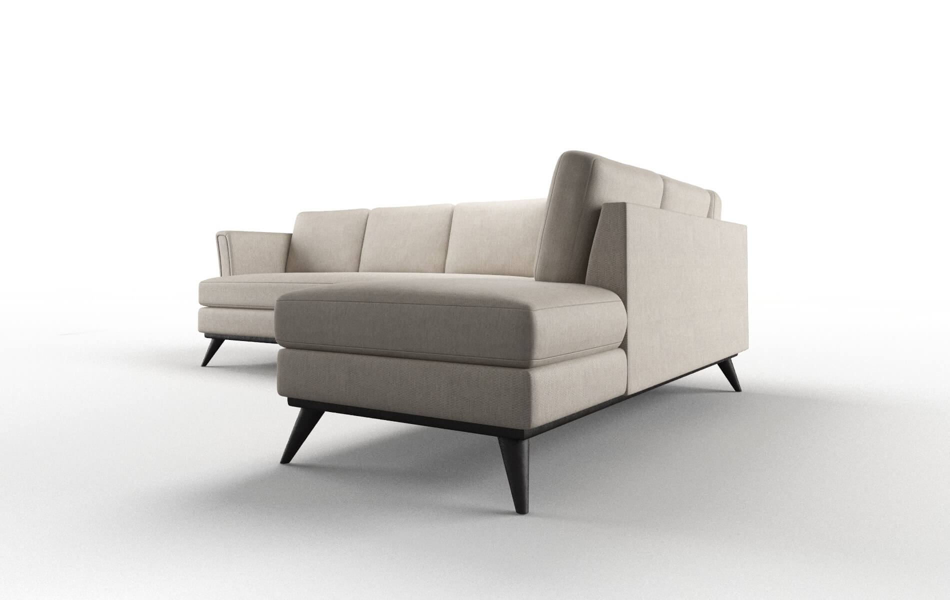 Antalya Derby Linen Panel espresso legs 4