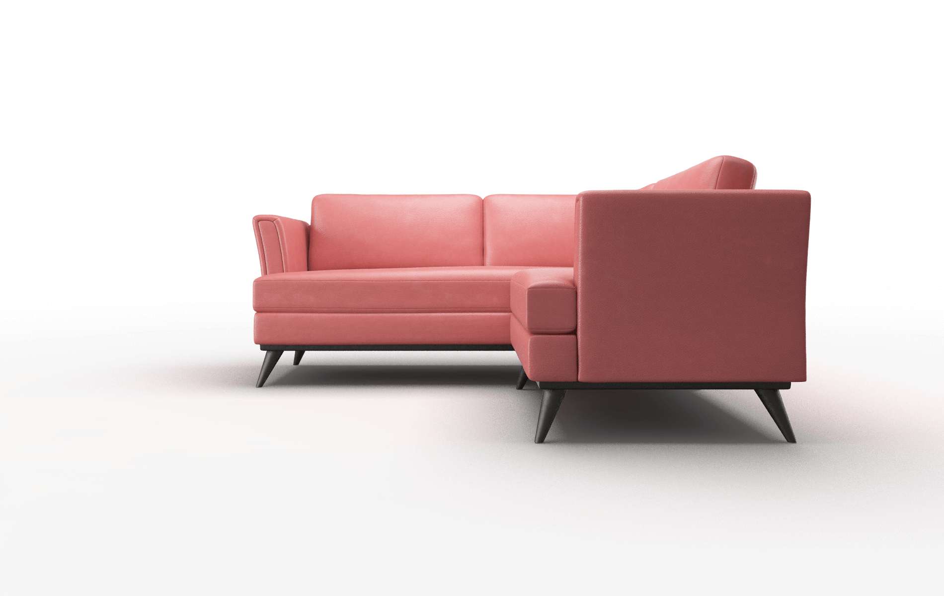Antalya Dillion Cordovan Sectional espresso legs 5