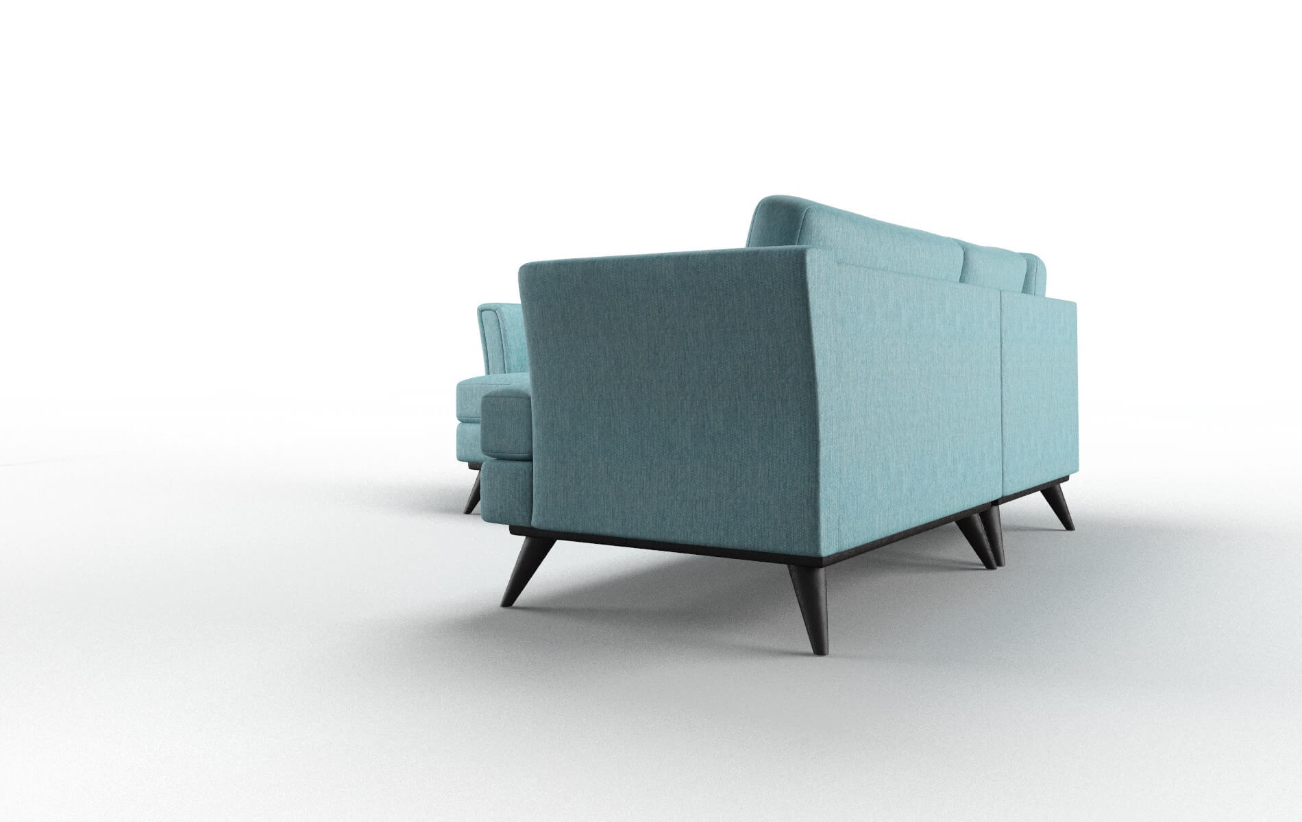Antalya Durham Pine Sectional espresso legs 4