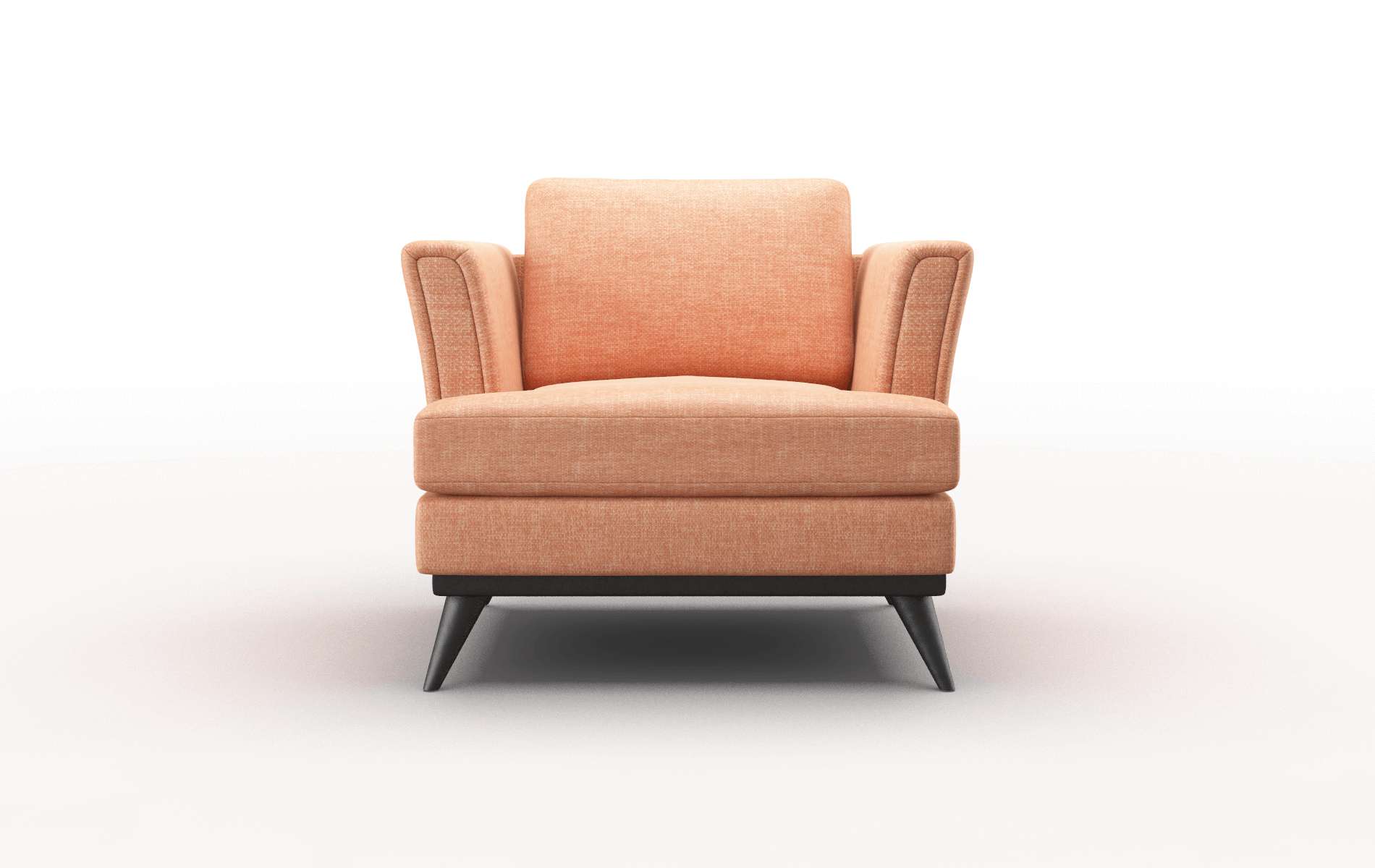 Antalya Durham Tangerine chair espresso legs