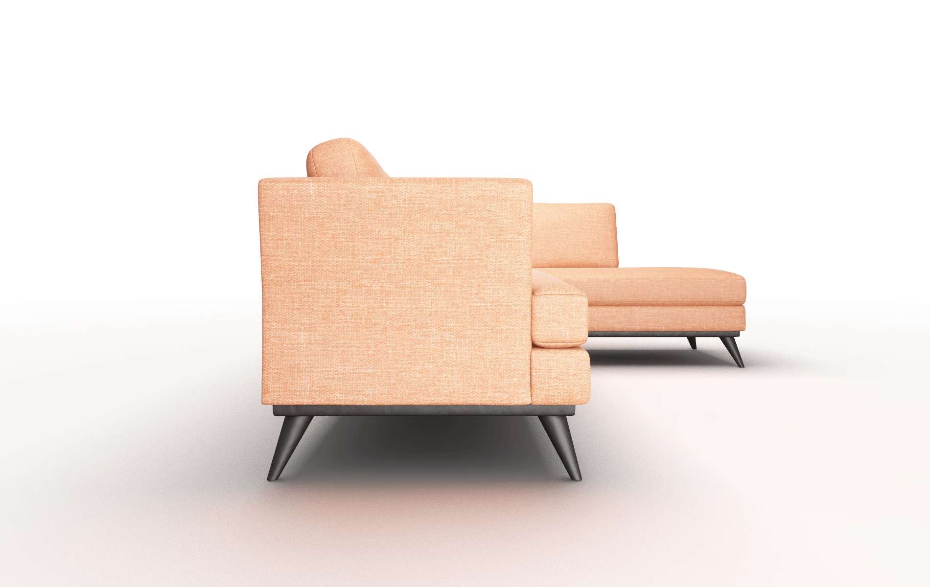 Antalya Durham Tangerine Panel espresso legs 3