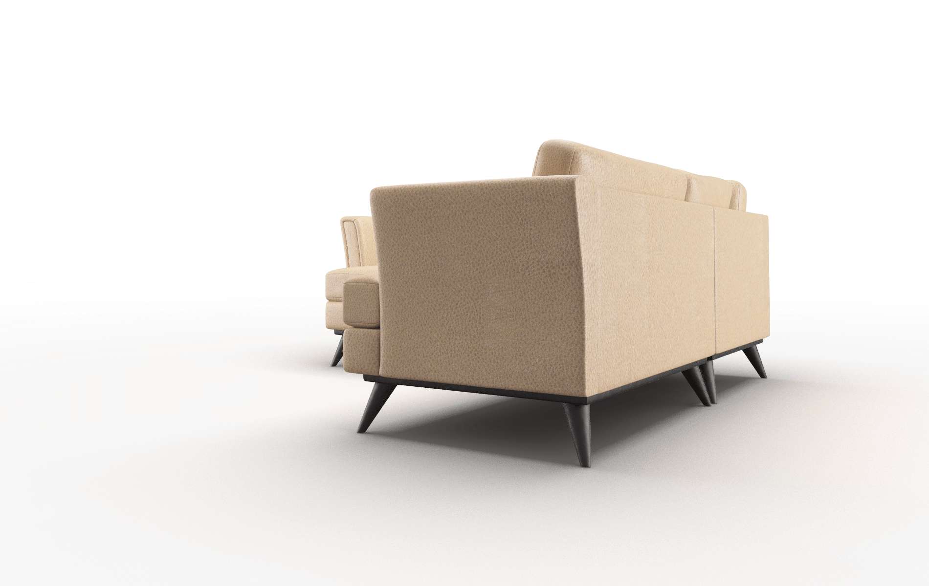 Antalya Ford Dune Sectional espresso legs 4