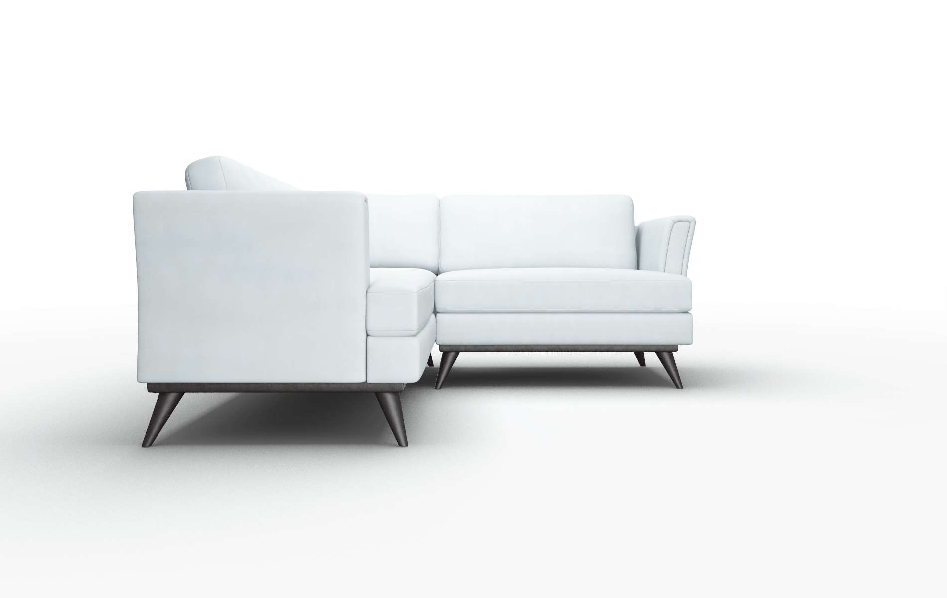 Antalya Hathaway Aqua Sectional espresso legs 2