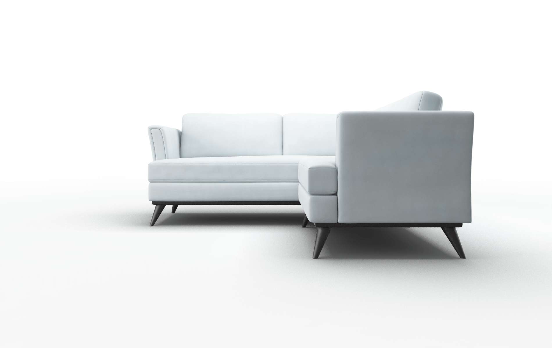 Antalya Hathaway Aqua Sectional espresso legs 5