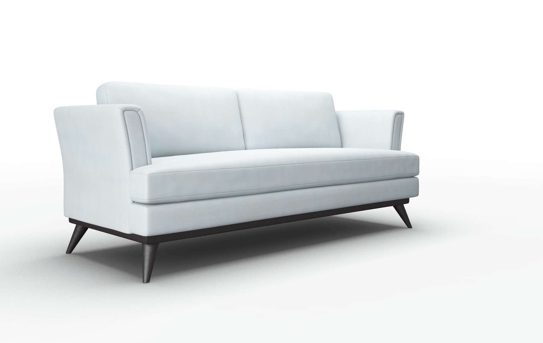 Antalya Hathaway Aqua Sofa espresso legs 2