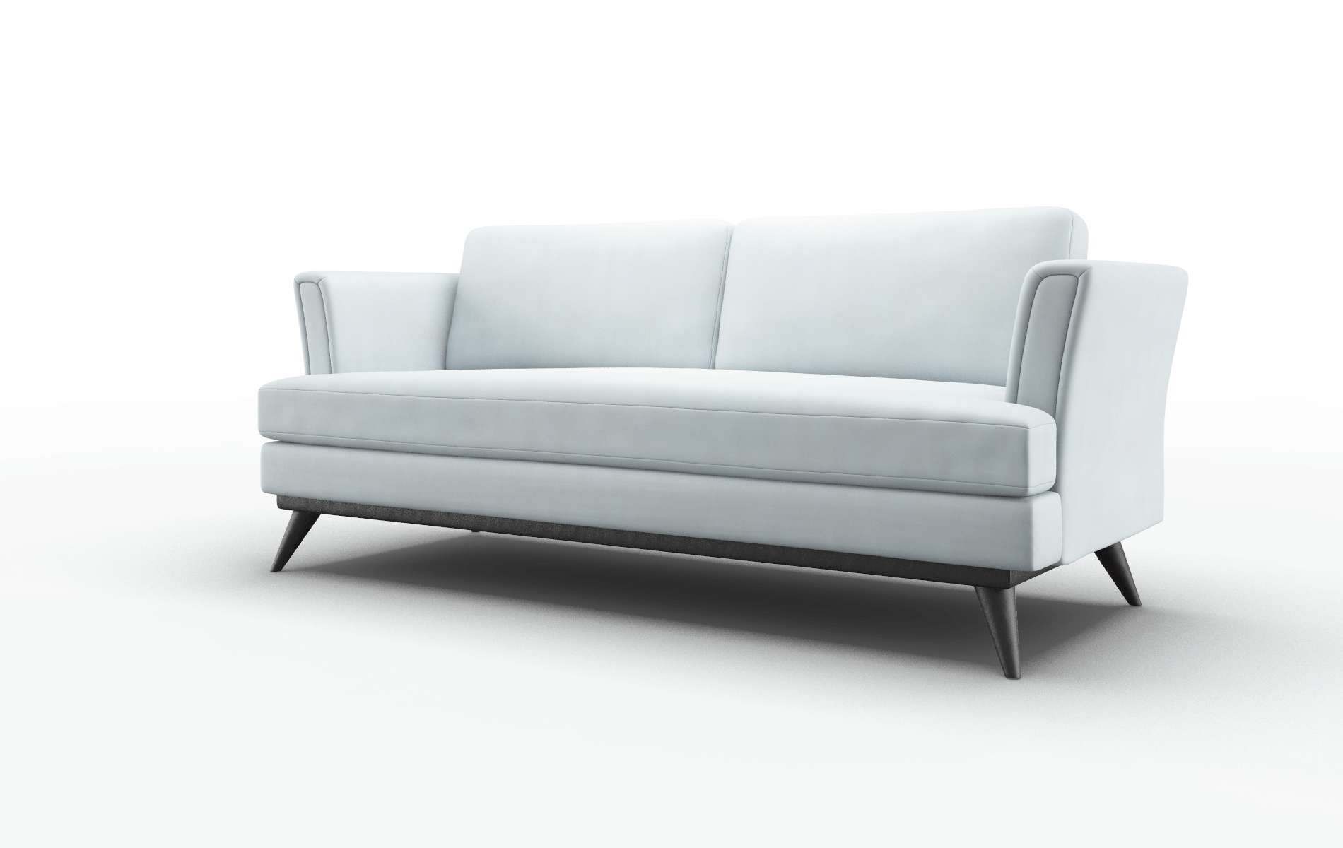 Antalya Hathaway Aqua Sofa espresso legs 4