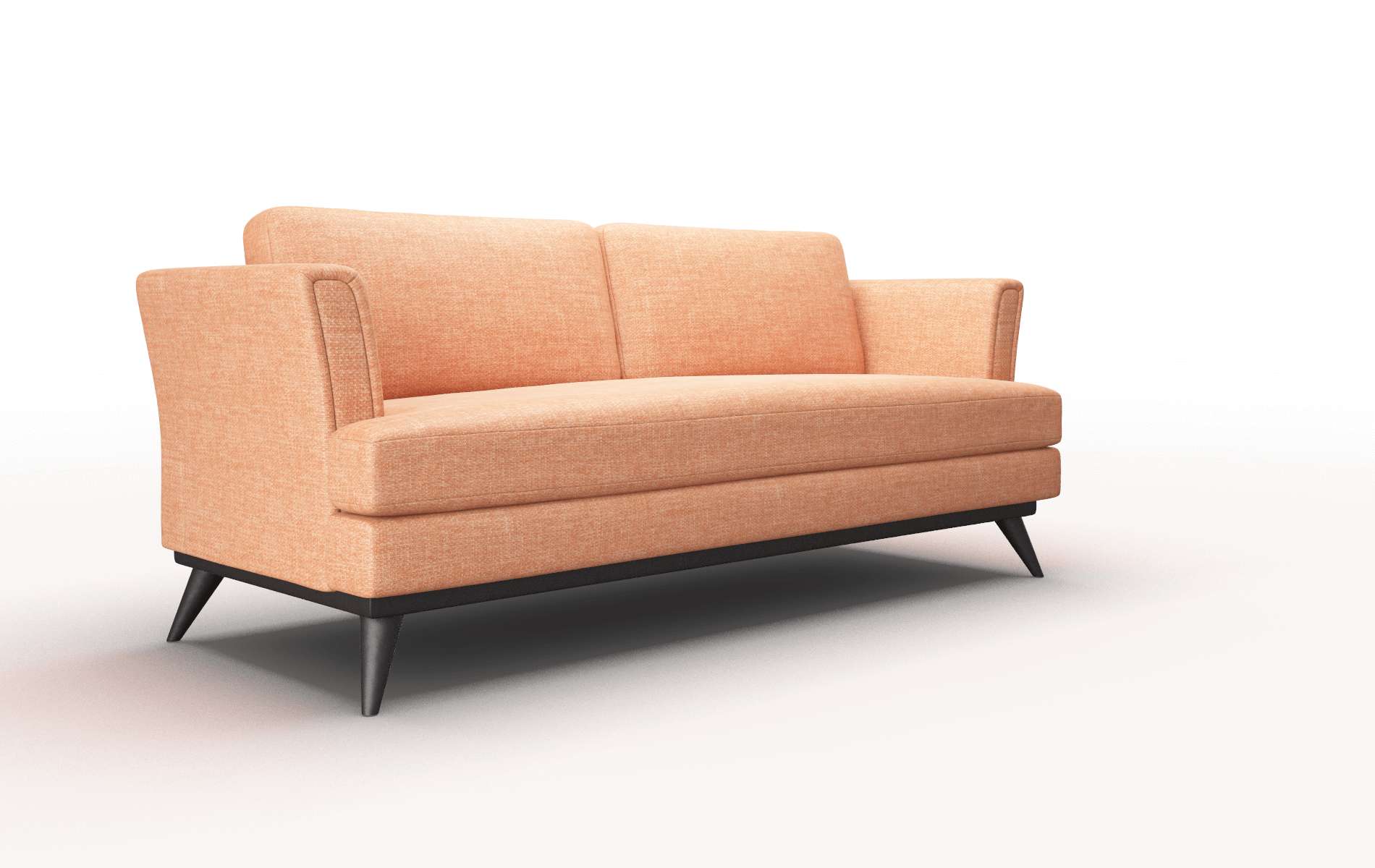 Antalya Hepburn Appricot Sofa espresso legs 2