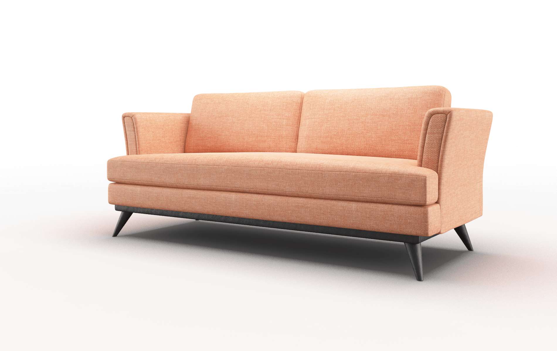 Antalya Hepburn Appricot Sofa espresso legs 4