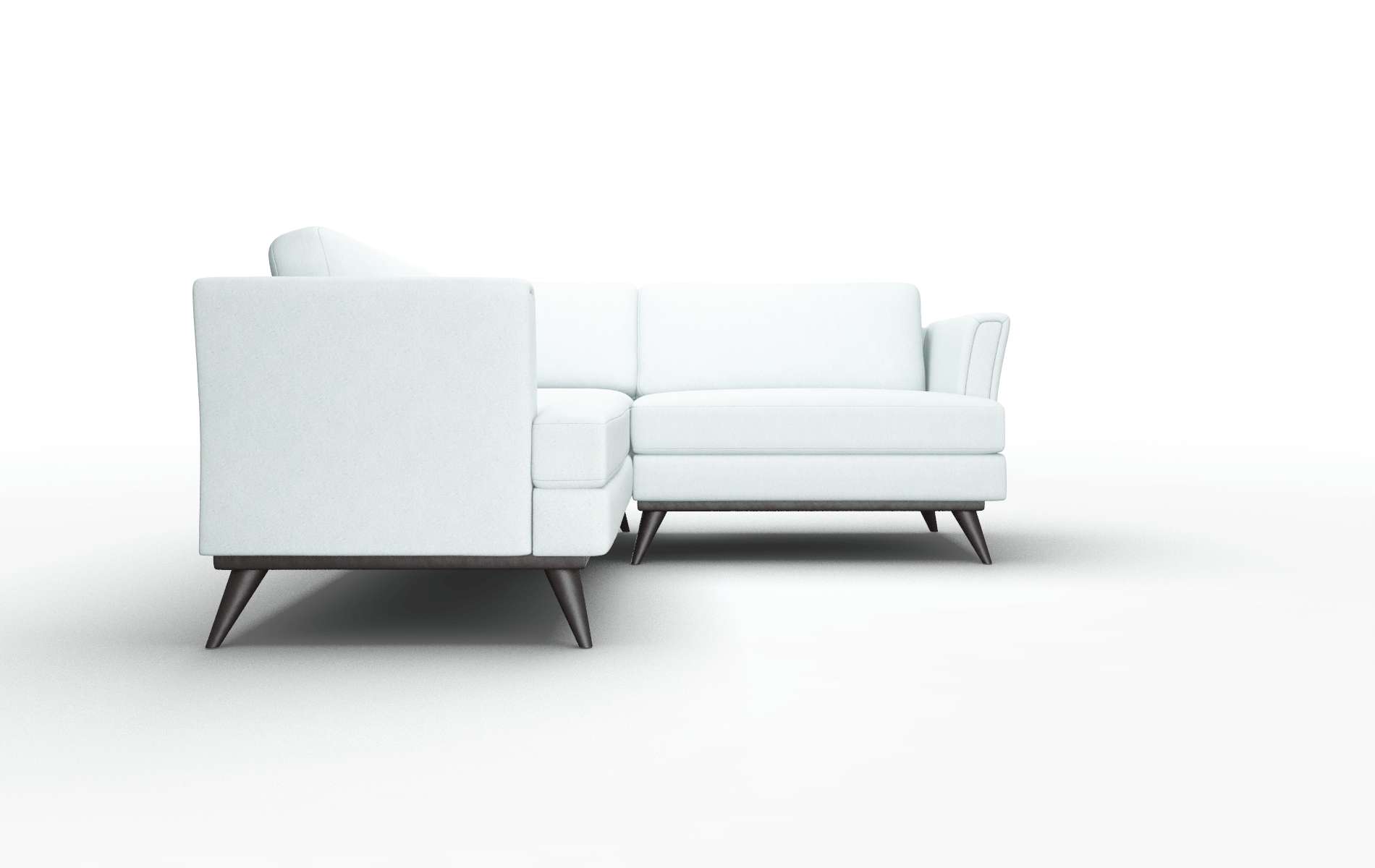 Antalya Hepburn Peridot Sectional espresso legs 2