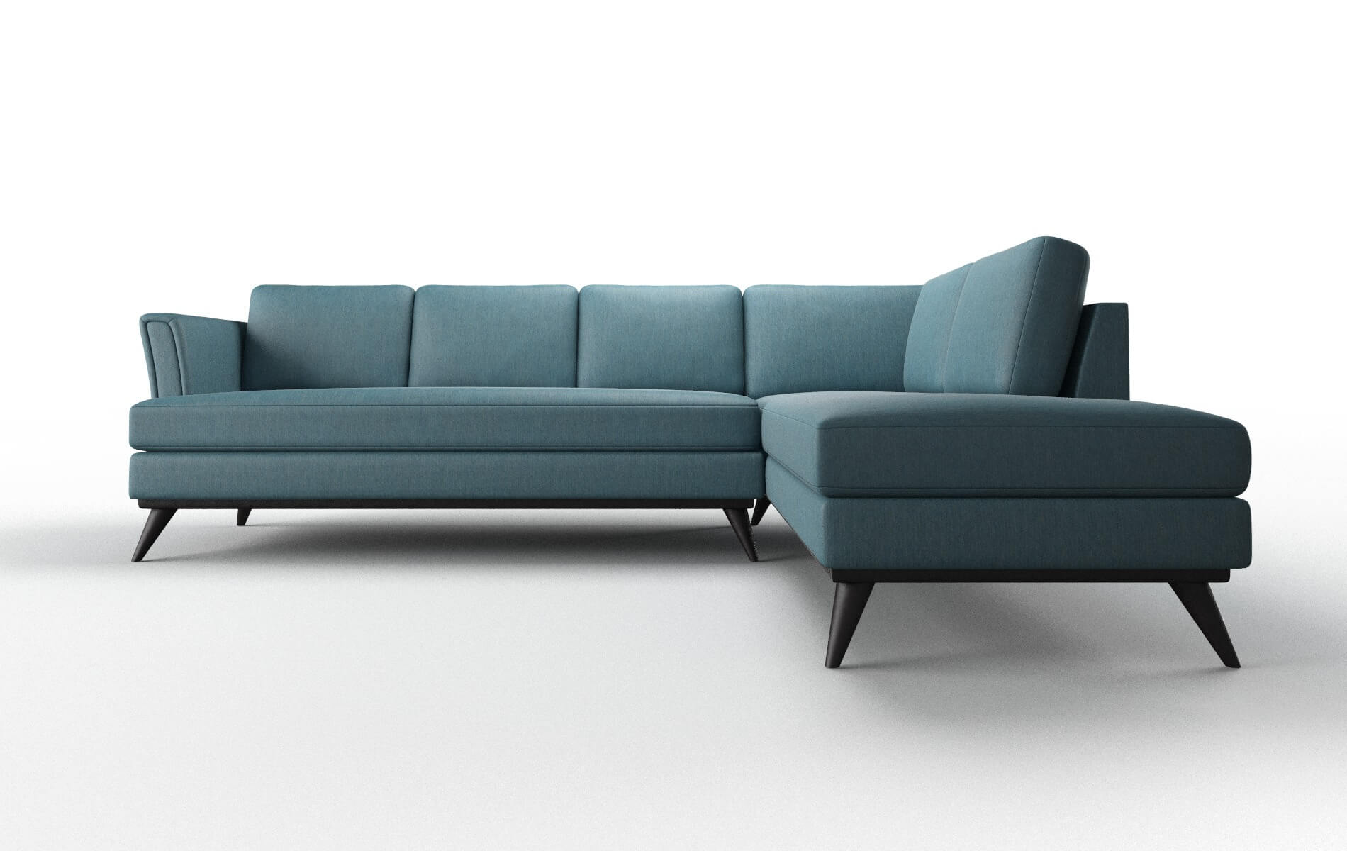 Antalya Hepburn Teal Panel espresso legs