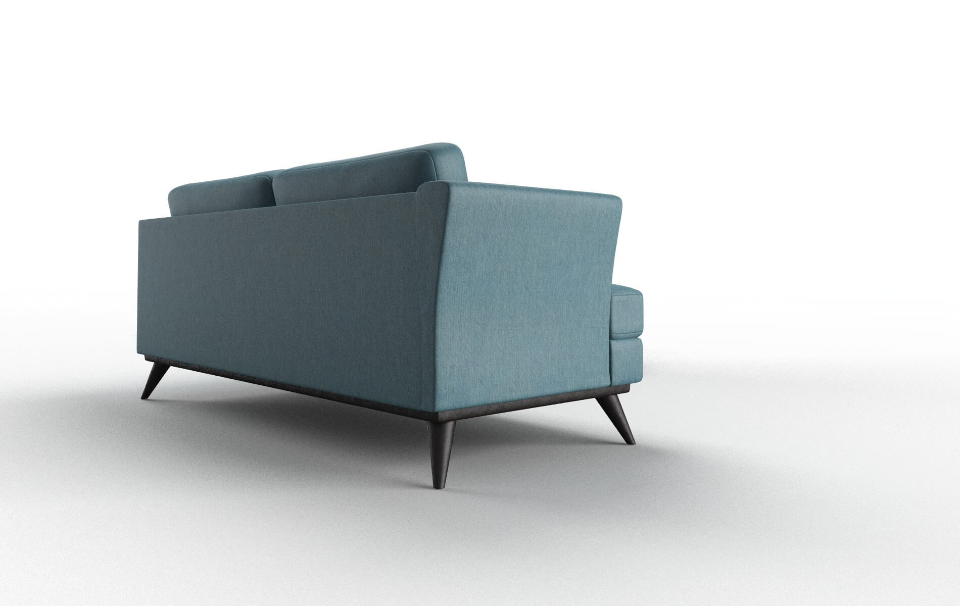 Antalya Hepburn Teal Sectional espresso legs 3