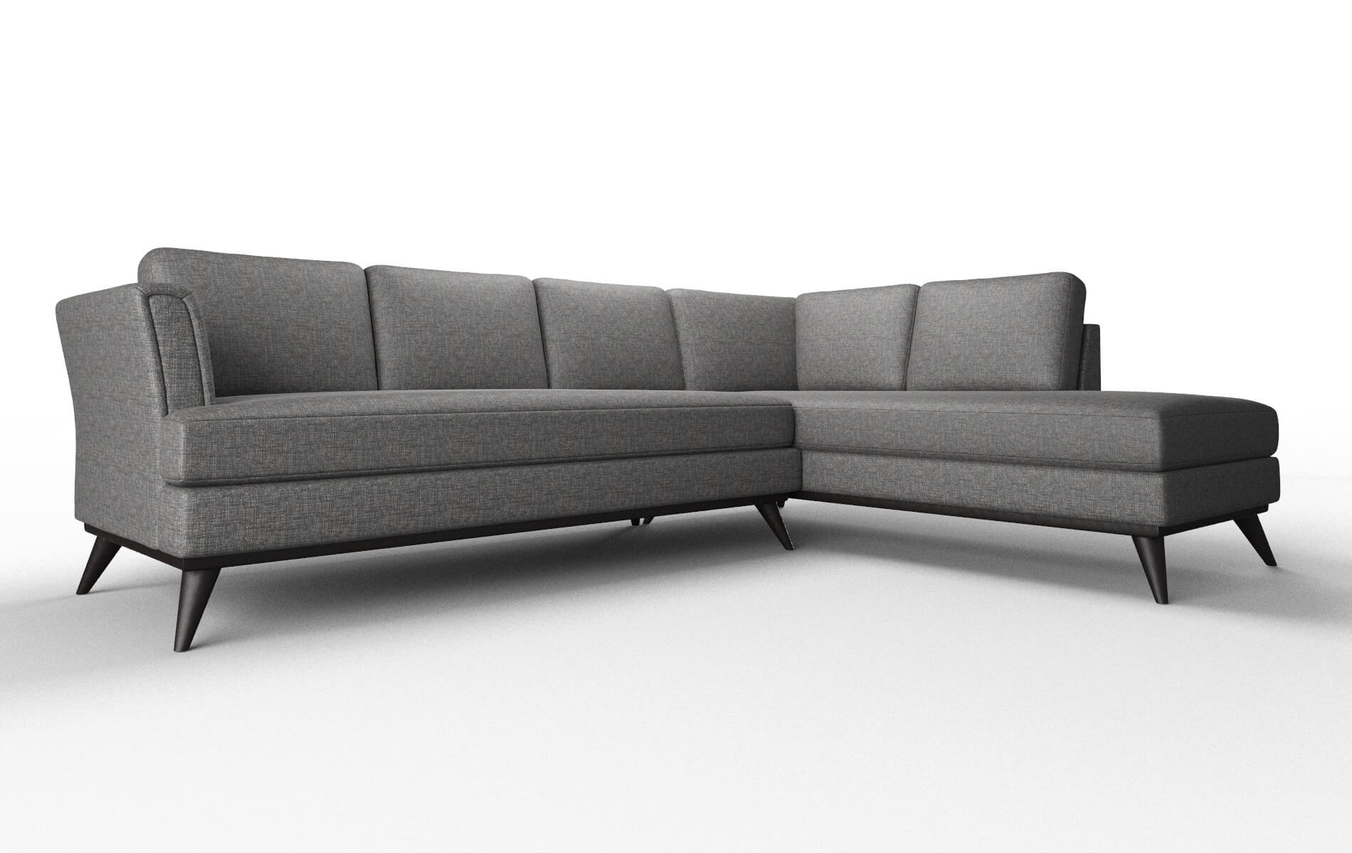 Antalya Insight Charcoal Panel espresso legs 2