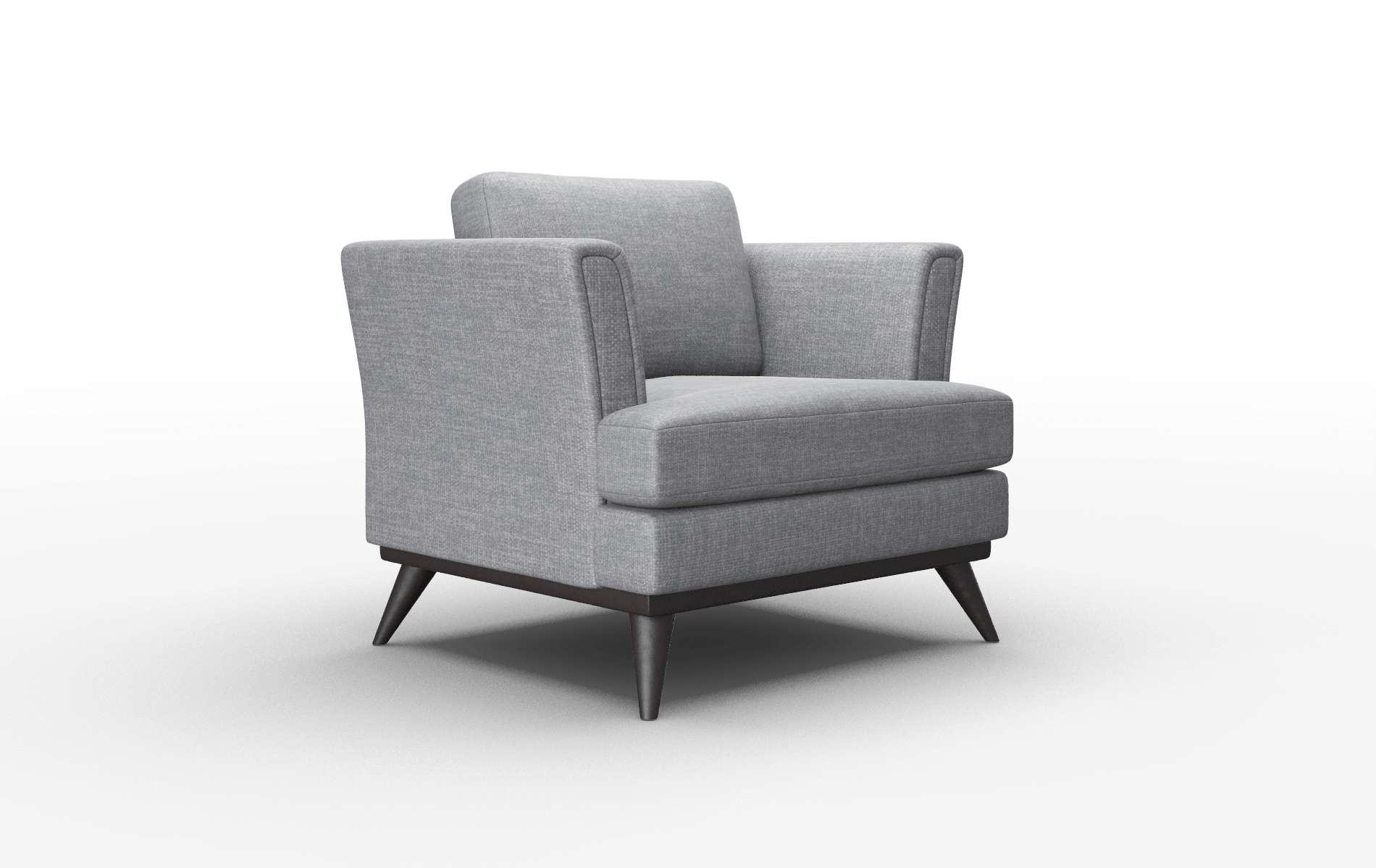 Antalya Keylargo Graphite Chair espresso legs 2