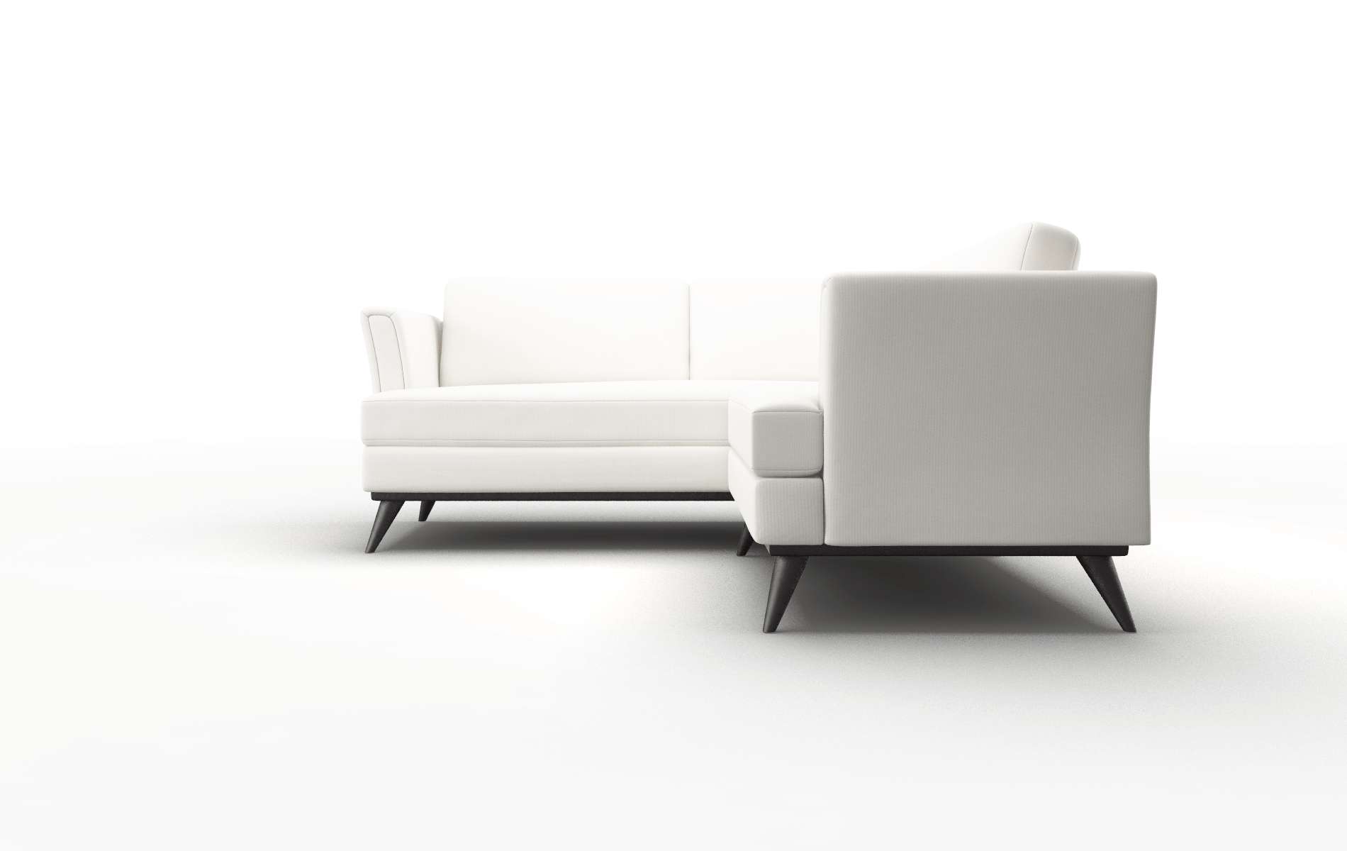 Antalya Keylargo Oatmeal Sectional espresso legs 5