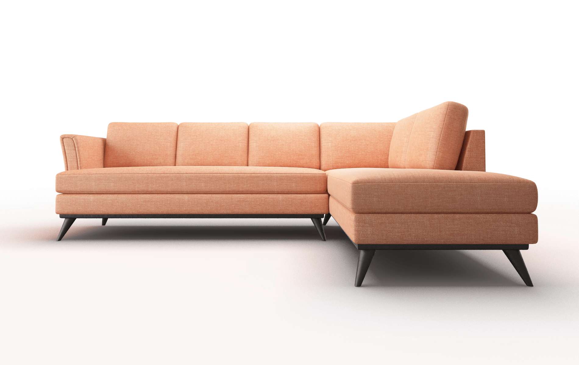 Antalya Keylargo terracotta Panel Espresso Legs  1