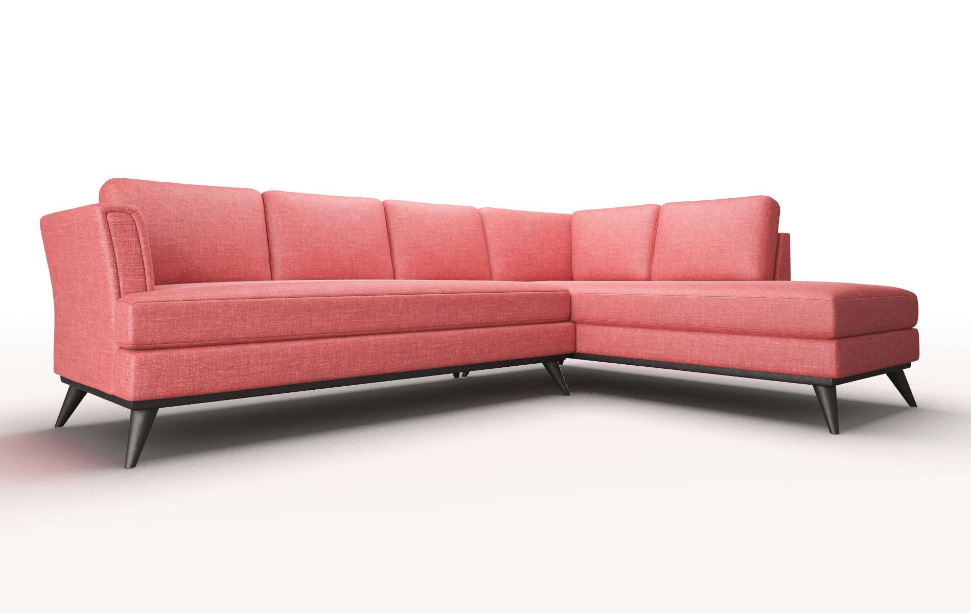 Antalya Leslie Poppy Panel espresso legs 2