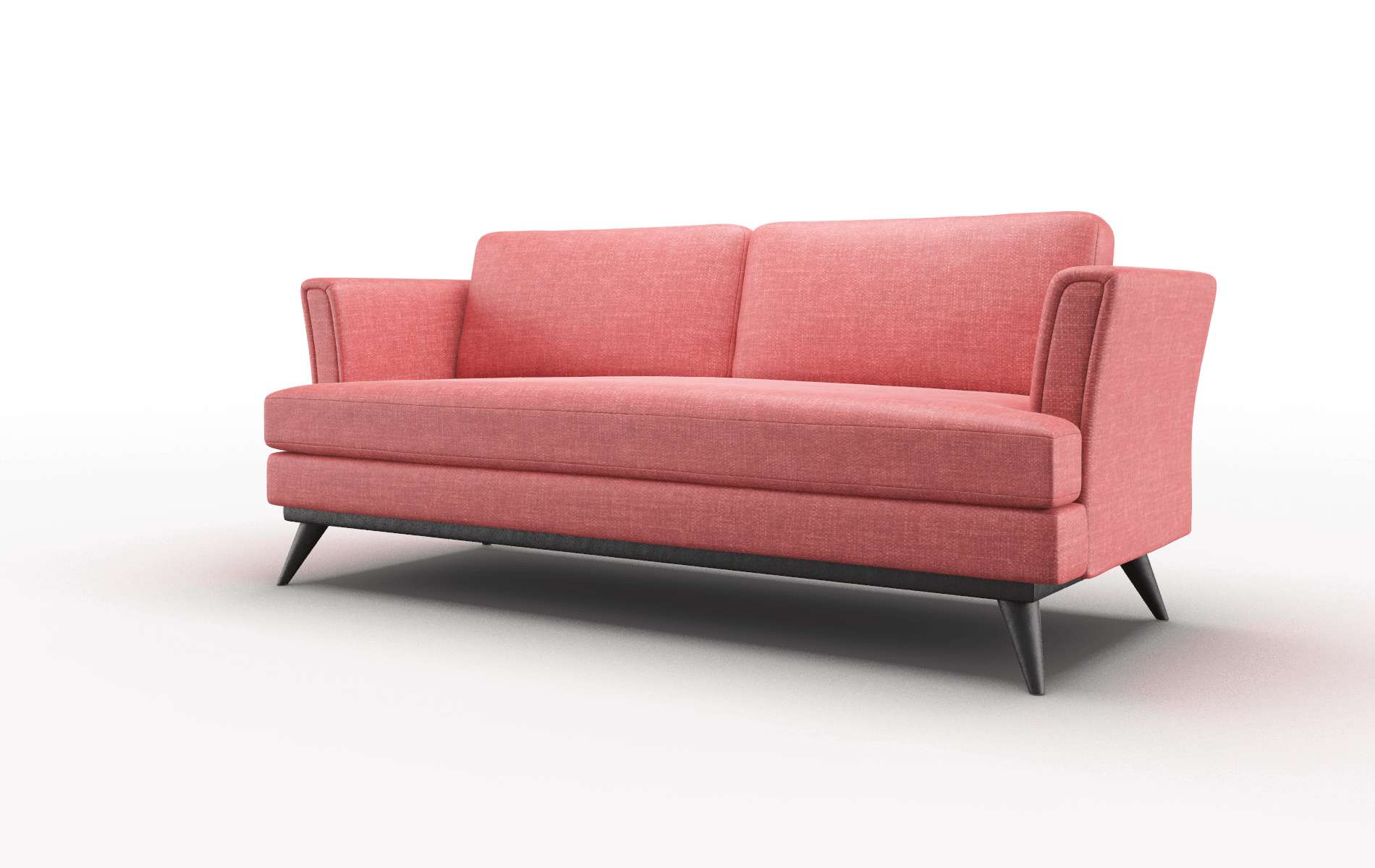 Antalya Leslie Poppy Sofa espresso legs 4