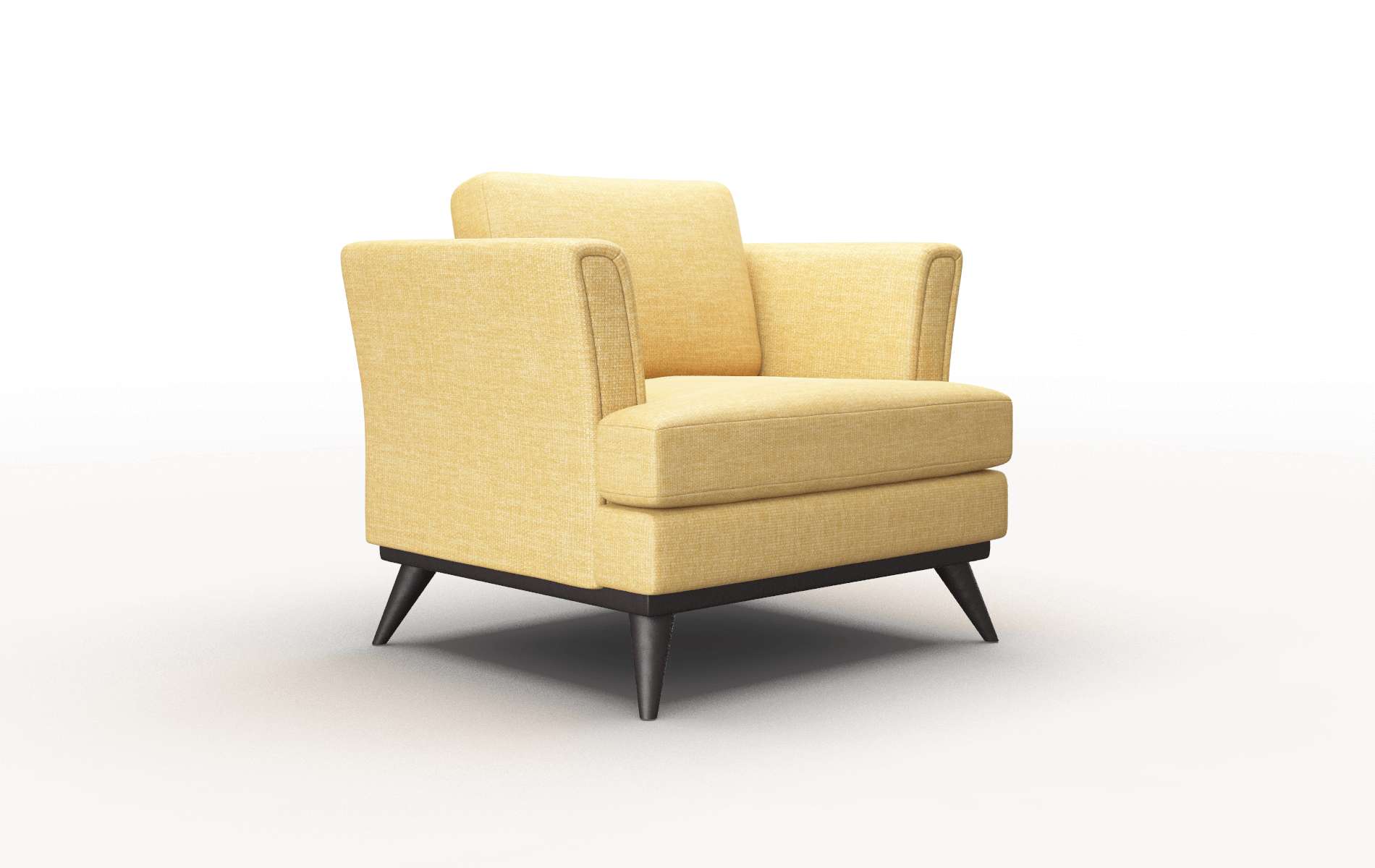 Antalya Leslie Saffron Chair espresso legs 2