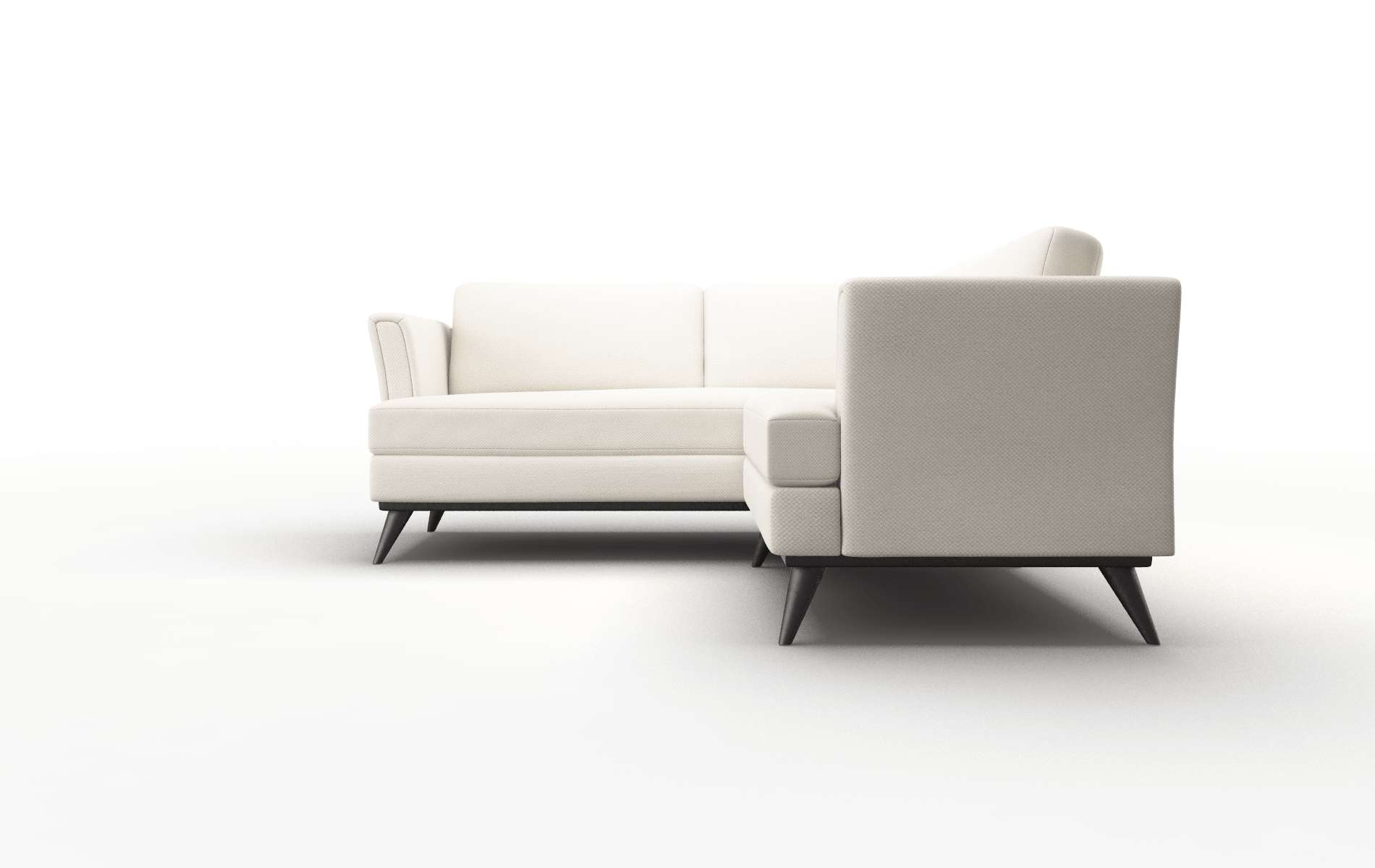 Antalya Malibu Linen Sectional espresso legs 5