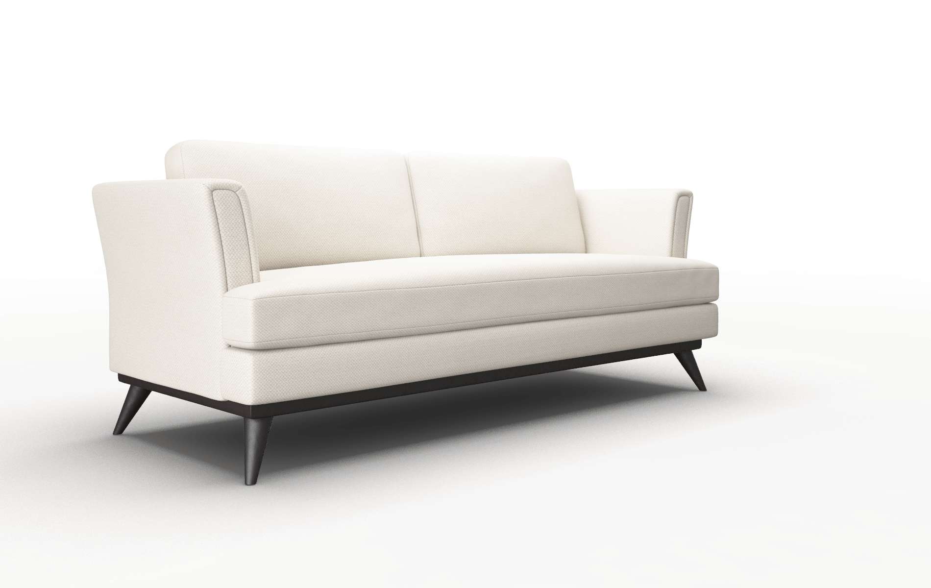 Antalya Malibu Linen Sofa espresso legs 2