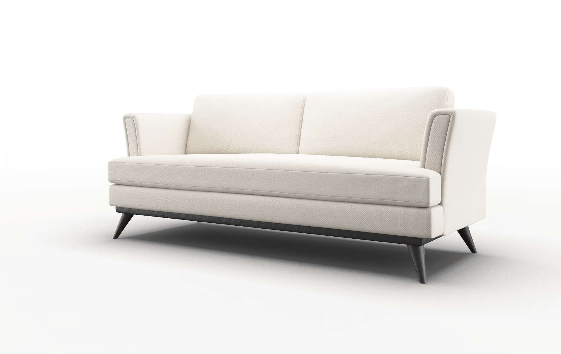 Antalya Malibu Linen Sofa espresso legs 4