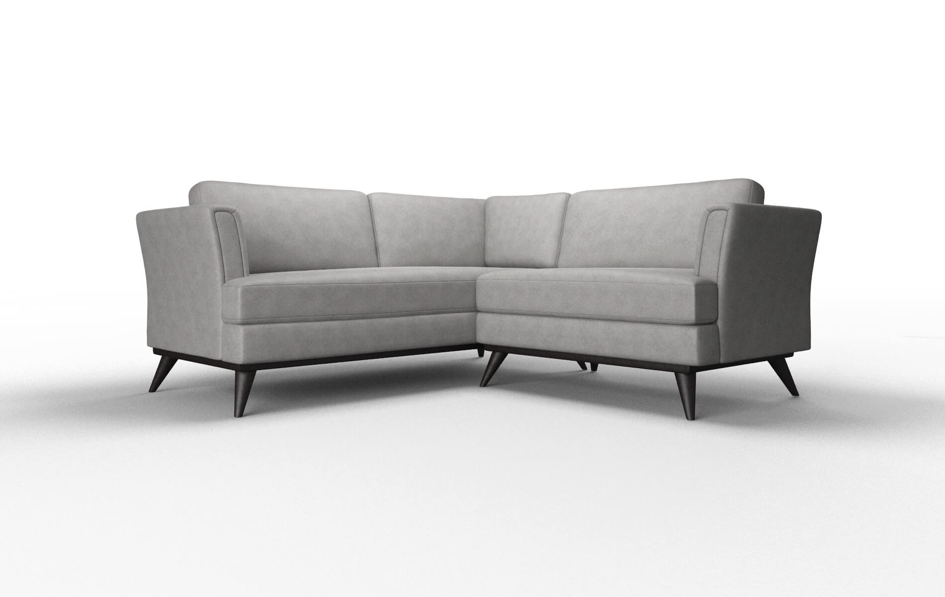 Antalya Noble smoke Sectional Espresso Legs  1
