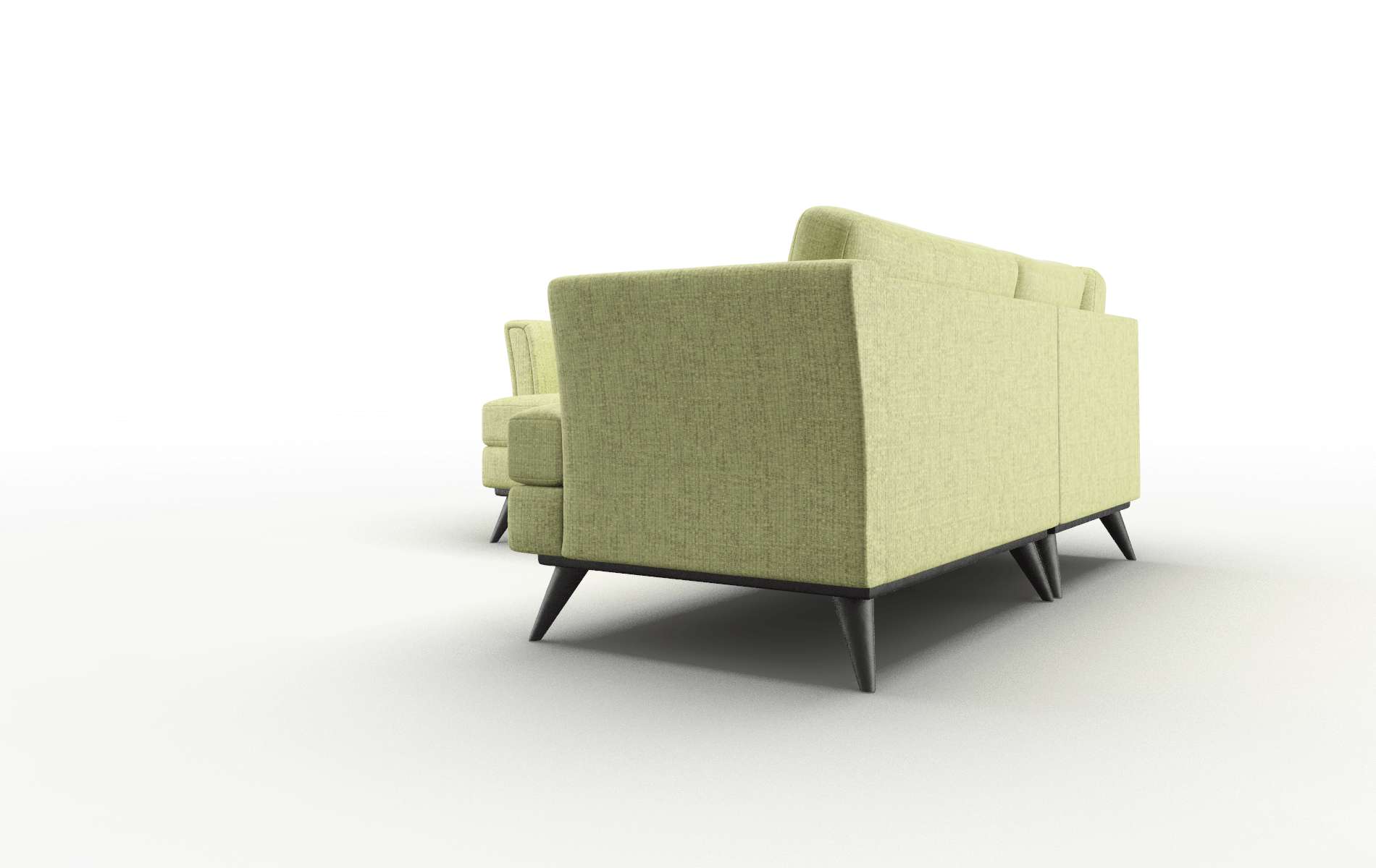 Antalya Notion Appletini Sectional espresso legs 4