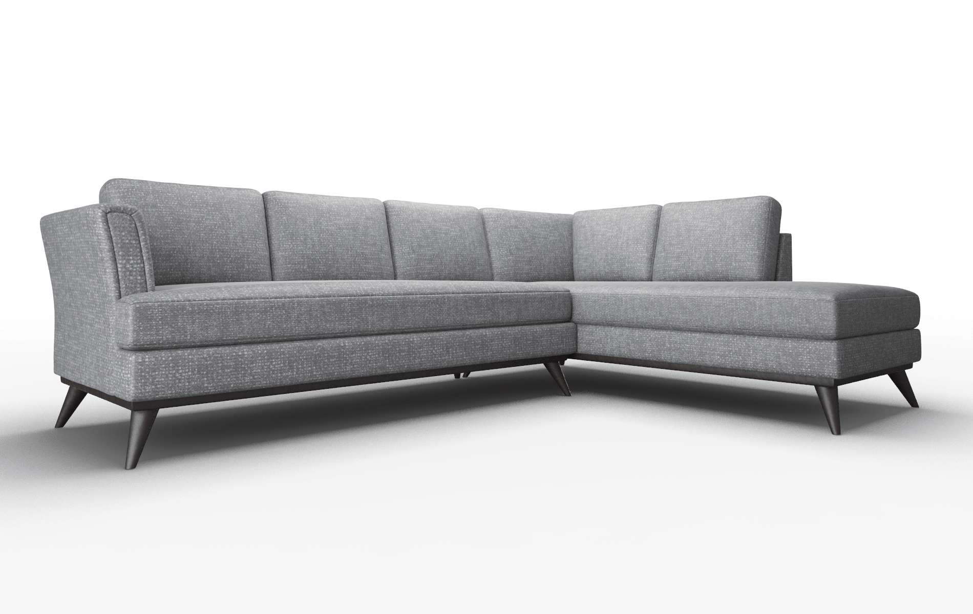 Antalya Notion Graphite Panel espresso legs 2