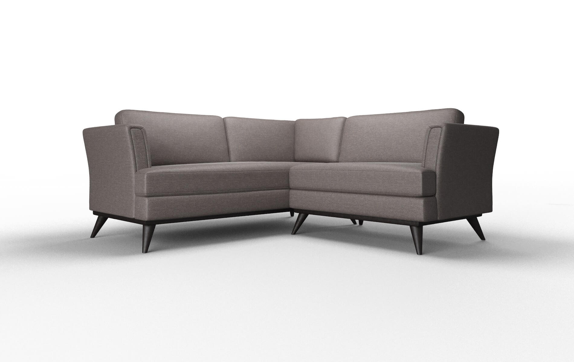 Antalya Oscar Chocolate Sectional espresso legs 1
