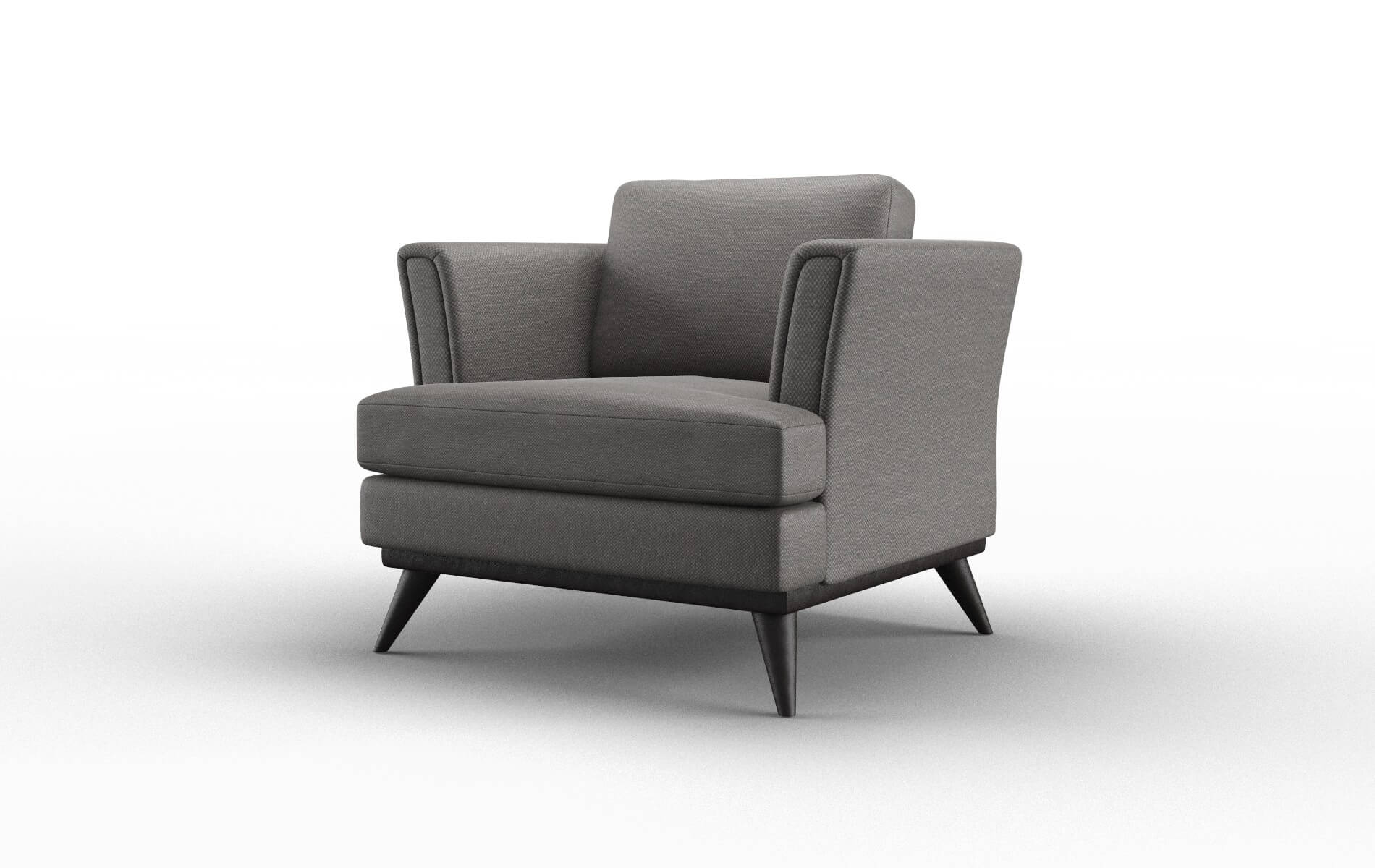 Antalya Oscar Grey Chair espresso legs 4