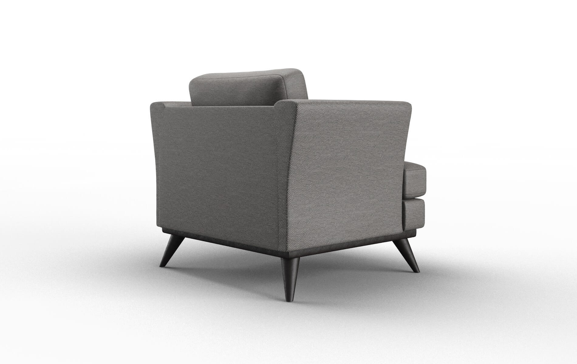 Antalya Oscar Grey Chair espresso legs 5