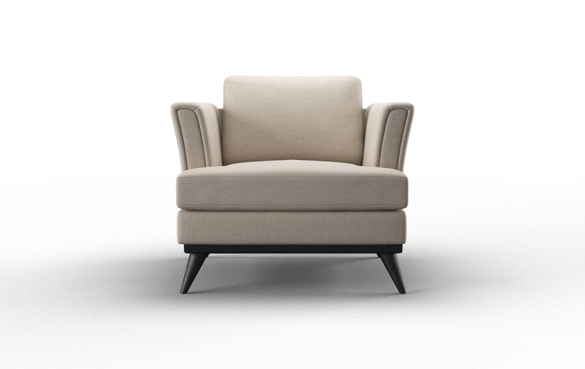 Antalya Oscar linen Chair Espresso Legs  1