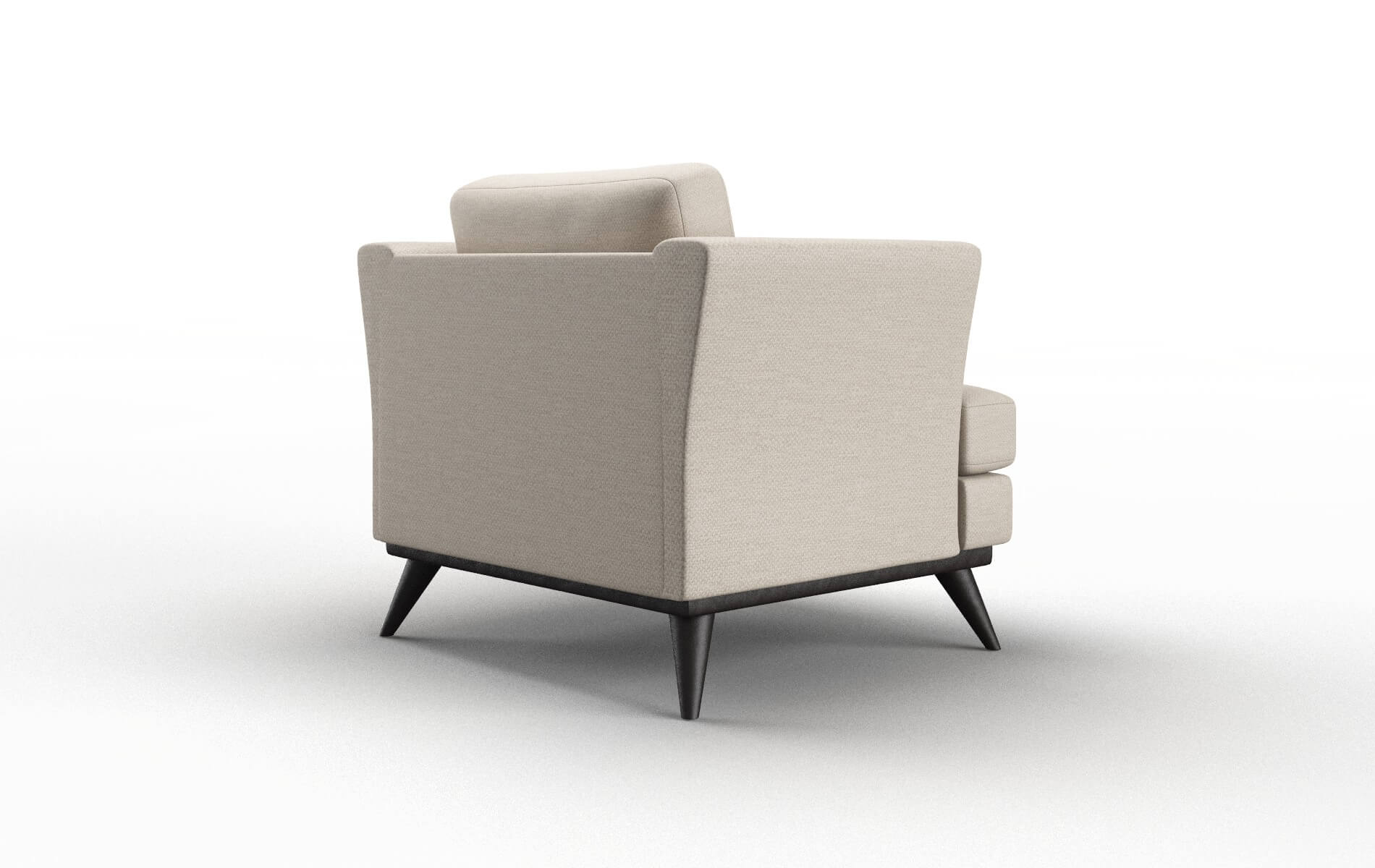 Antalya Oscar Linen Chair espresso legs 5