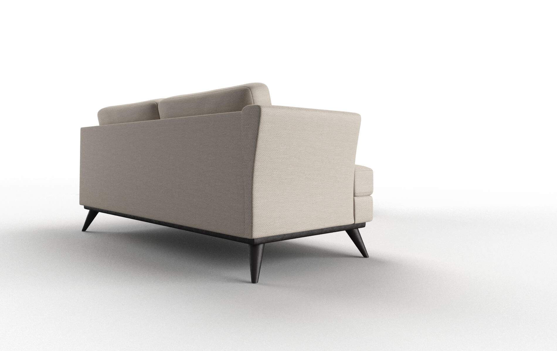 Antalya Oscar Linen Sectional espresso legs 3