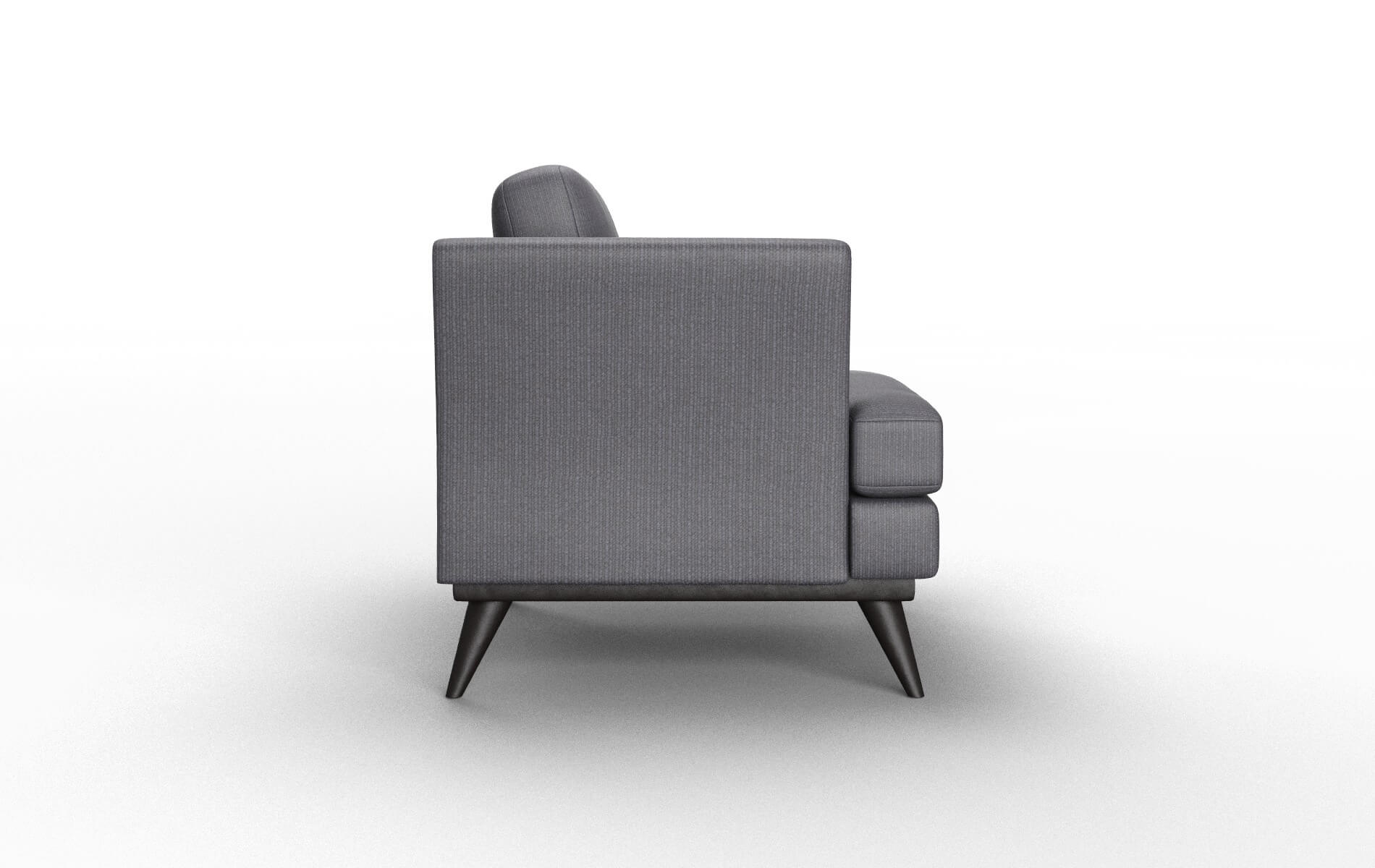 Antalya Parker Charcoal Chair espresso legs 3