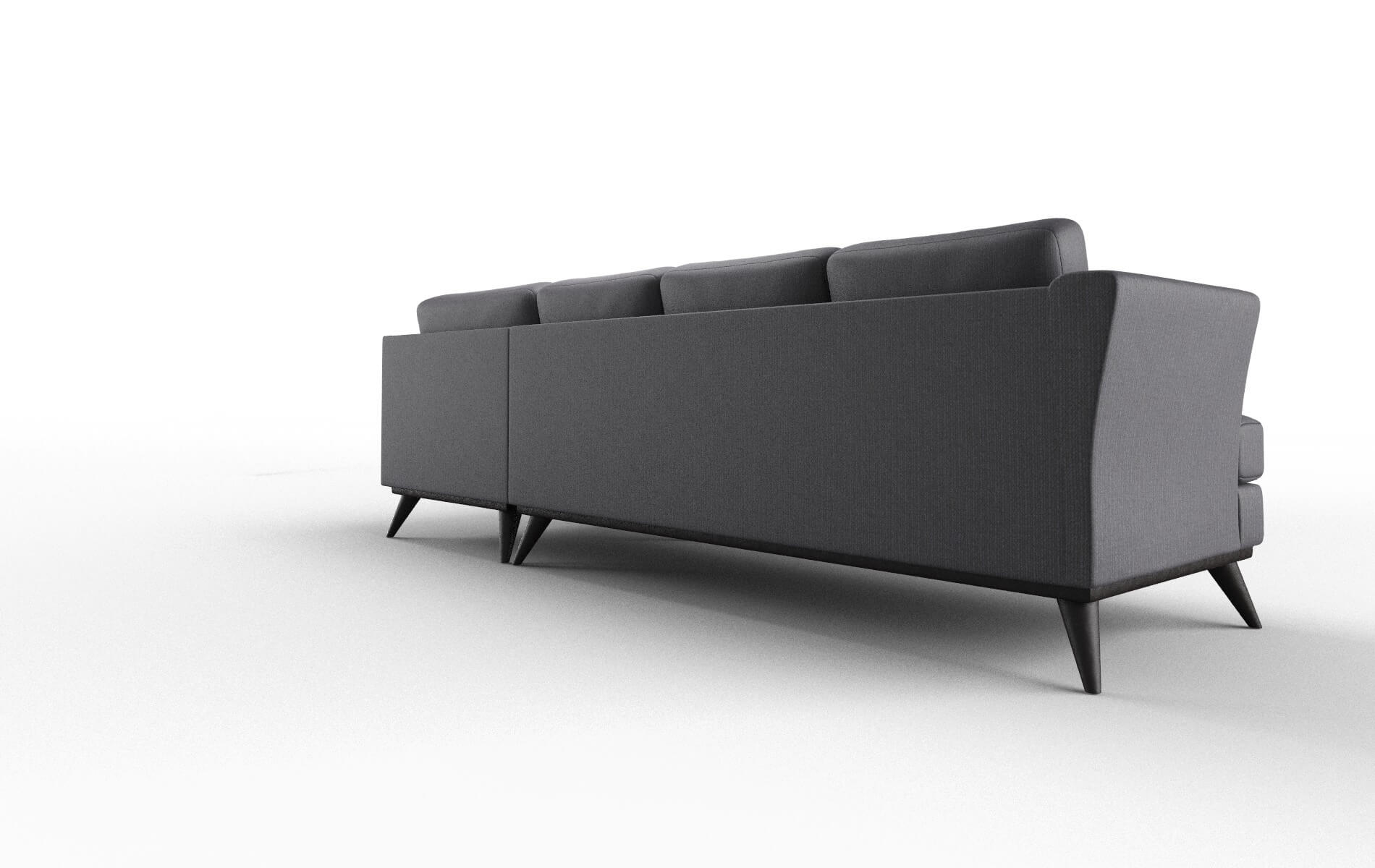 Antalya Parker Charcoal Panel espresso legs 5