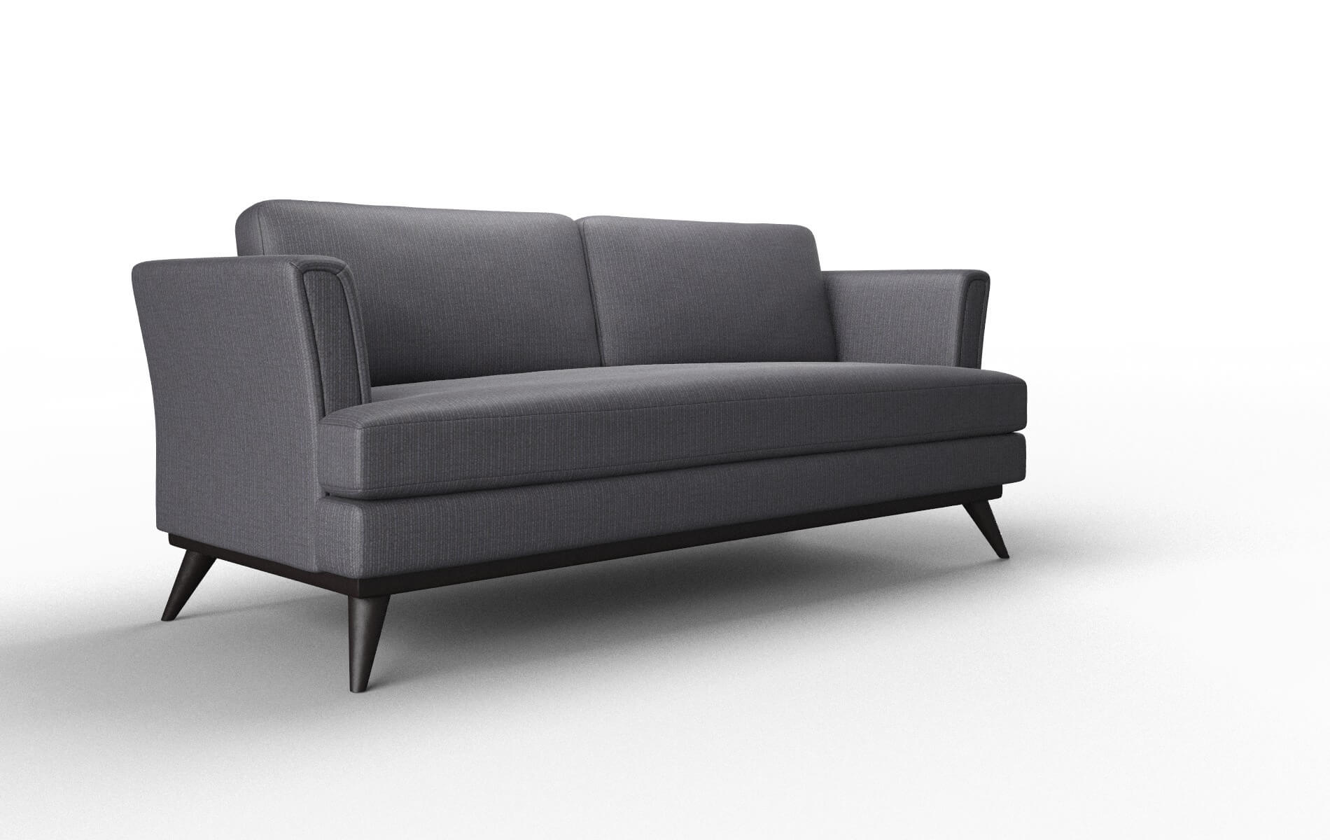 Antalya Parker Charcoal Sofa espresso legs 2