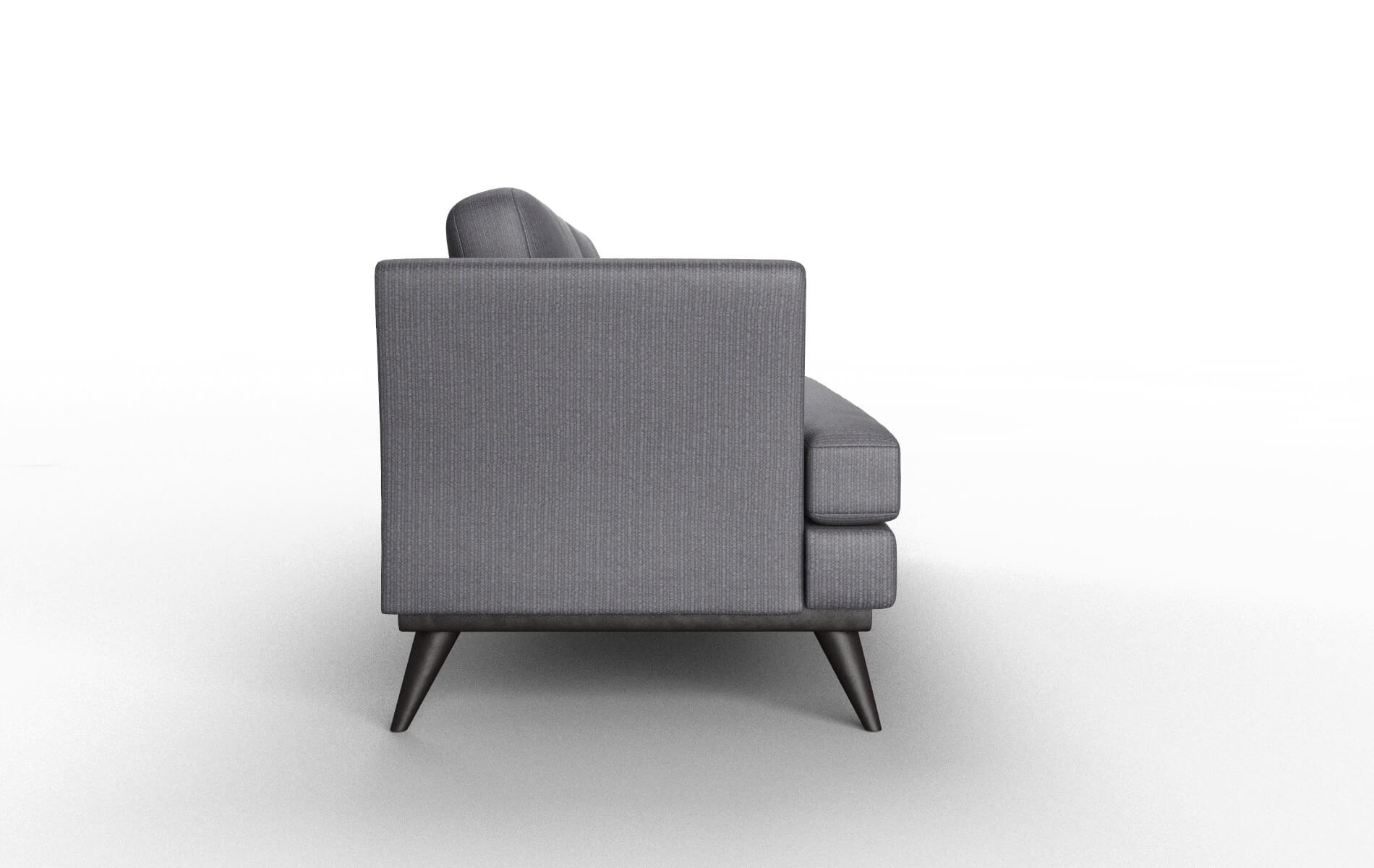 Antalya Parker Charcoal Sofa espresso legs 3