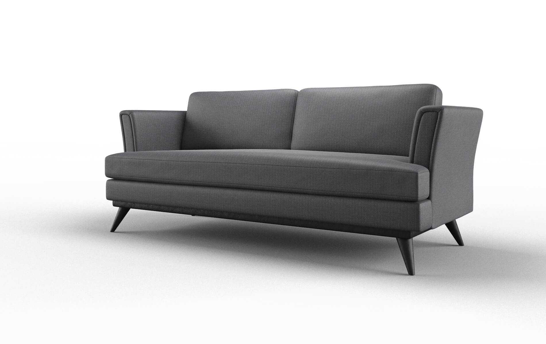Antalya Parker Charcoal Sofa espresso legs 4
