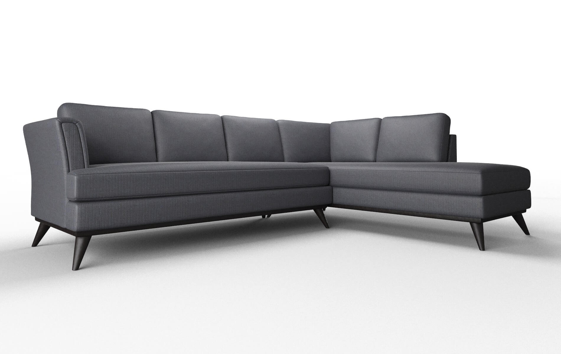 Antalya Parker Midnight Panel espresso legs 2