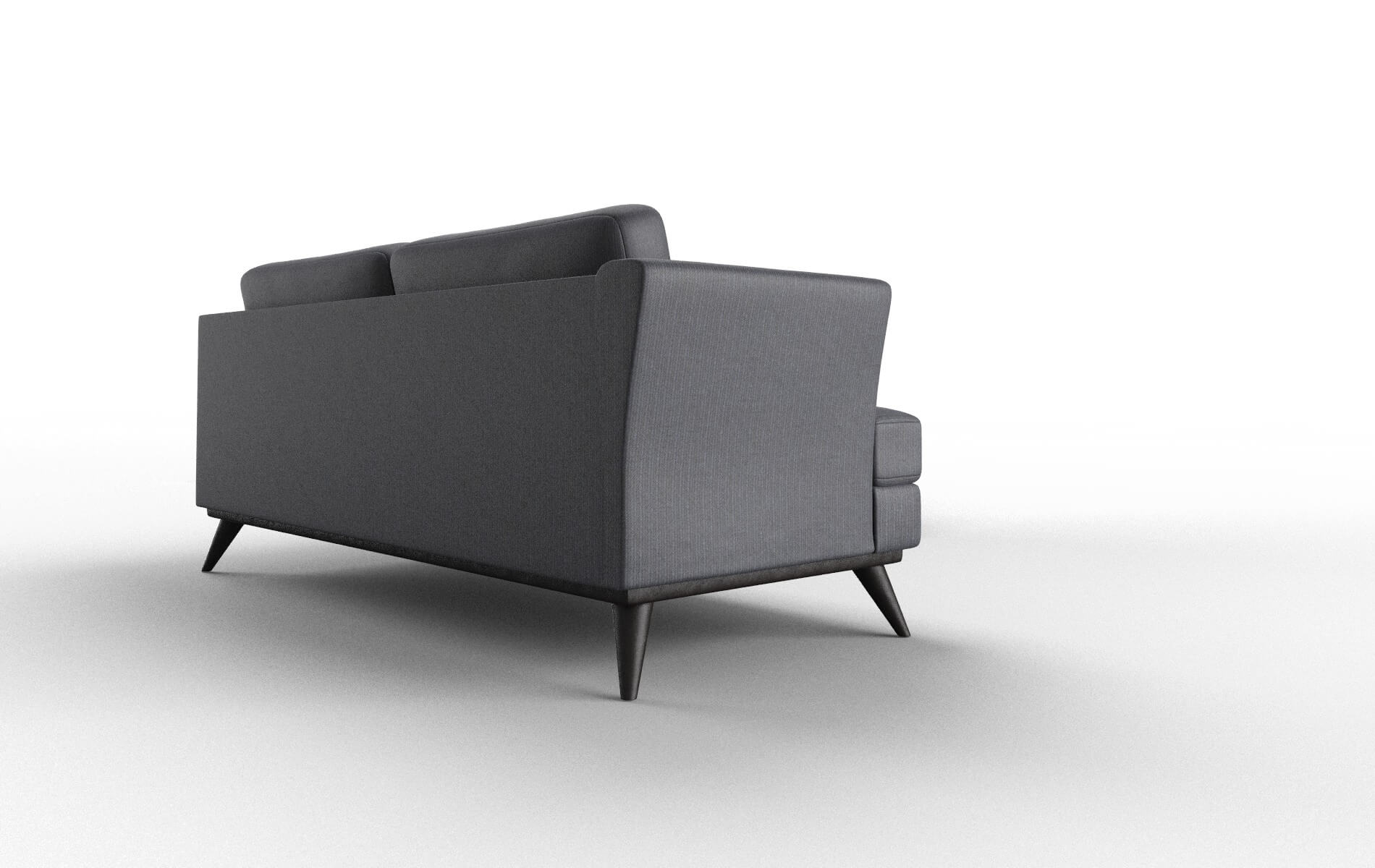 Antalya Parker Midnight Sectional espresso legs 3