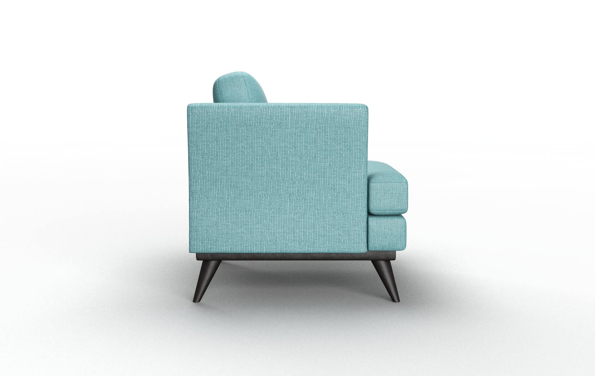 Antalya Parker Turquoise Chair espresso legs 3